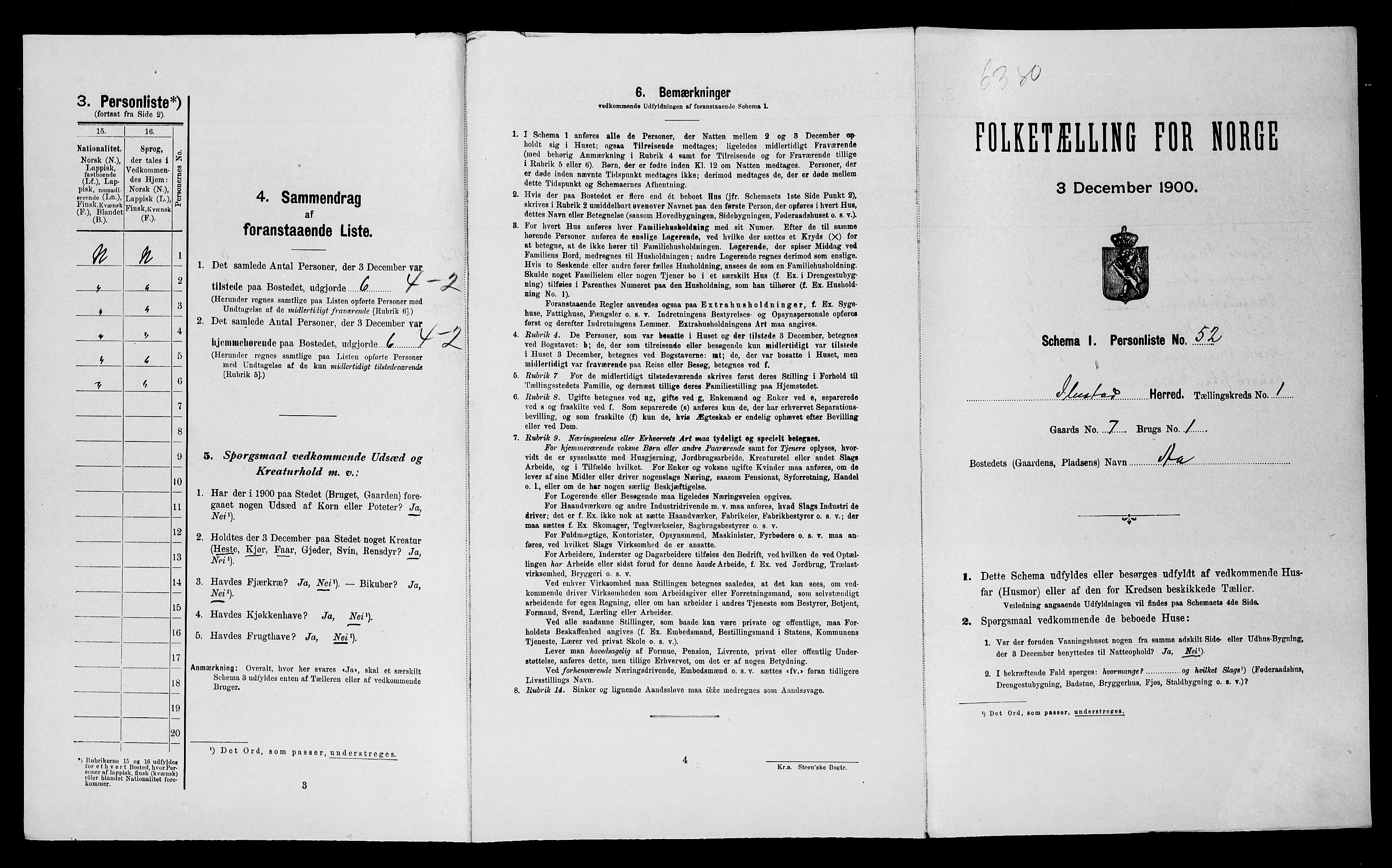 SATØ, Folketelling 1900 for 1917 Ibestad herred, 1900, s. 261