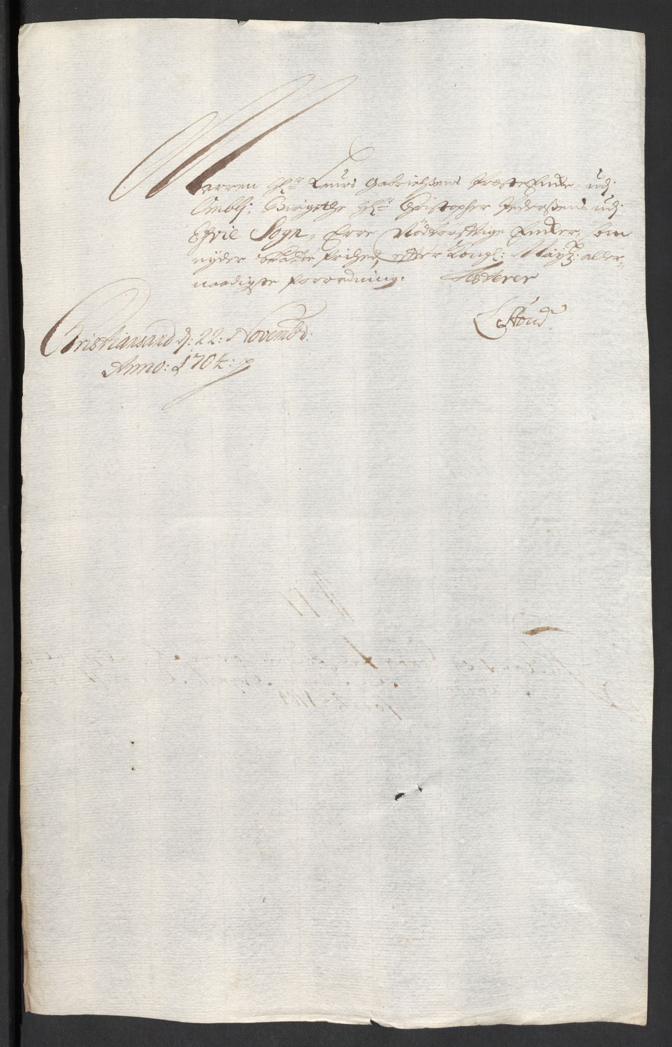 Rentekammeret inntil 1814, Reviderte regnskaper, Fogderegnskap, RA/EA-4092/R40/L2447: Fogderegnskap Råbyggelag, 1703-1705, s. 293