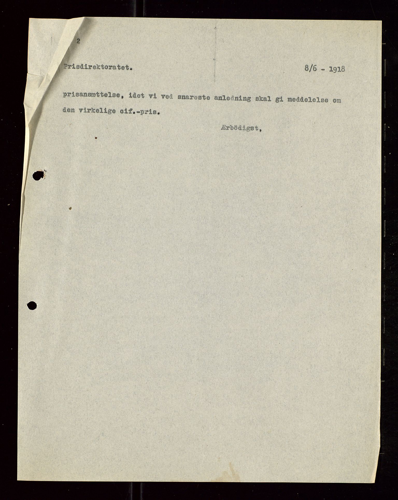 Pa 1521 - A/S Norske Shell, AV/SAST-A-101915/E/Ea/Eaa/L0006: Sjefskorrespondanse, 1918, s. 612