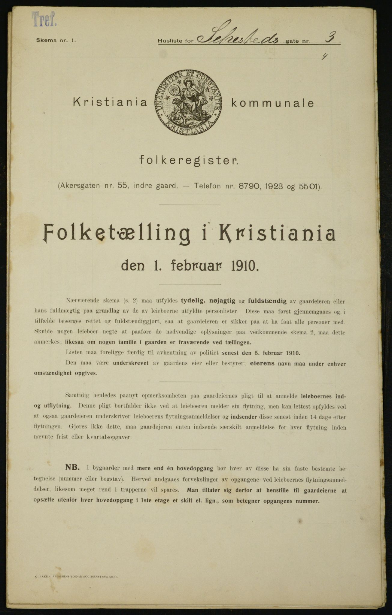 OBA, Kommunal folketelling 1.2.1910 for Kristiania, 1910, s. 89550