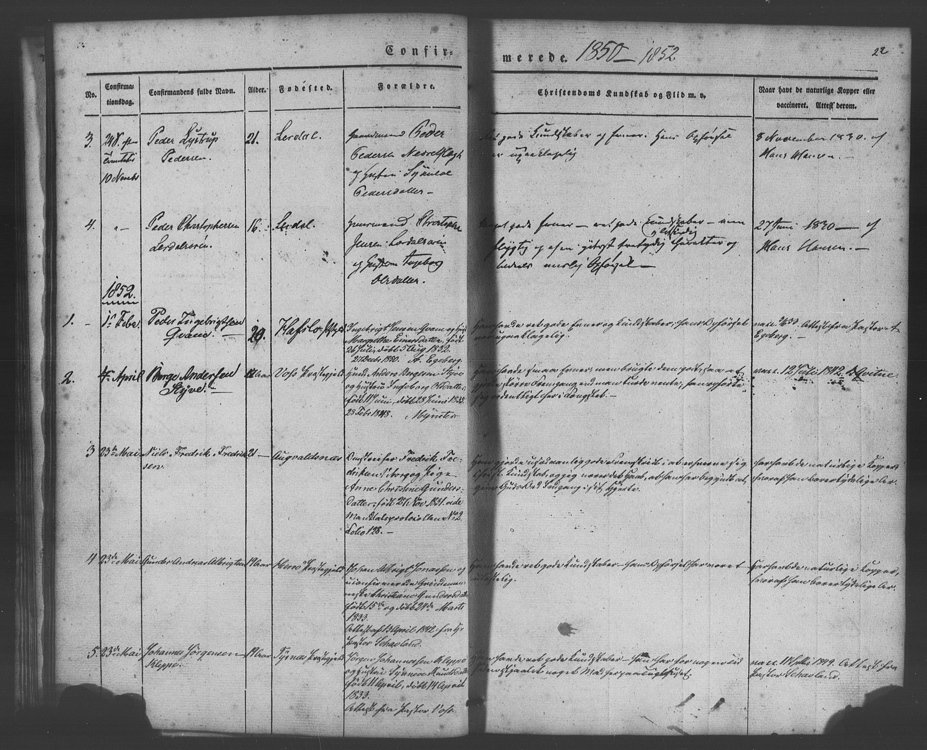 Bergens straffeanstalt, SAB/A-100323: Ministerialbok nr. A 1, 1841-1884, s. 22