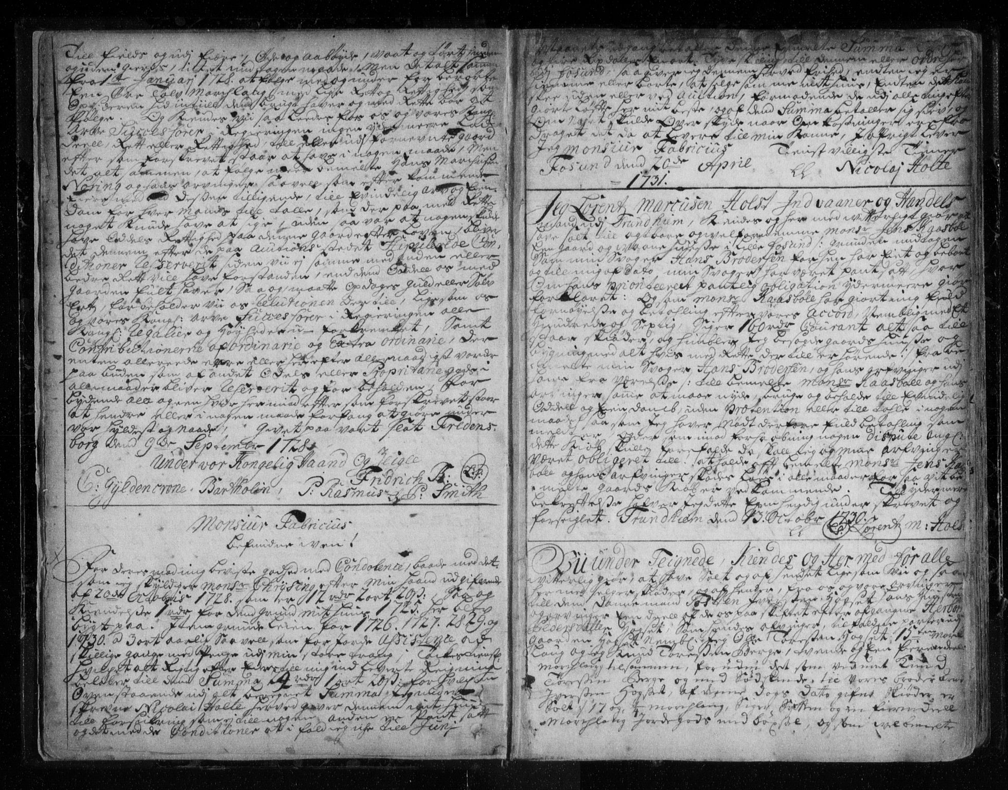 Nordmøre sorenskriveri, SAT/A-4132/1/2/2Ca/L0003: Pantebok nr. 1a, 1731-1740, s. 8