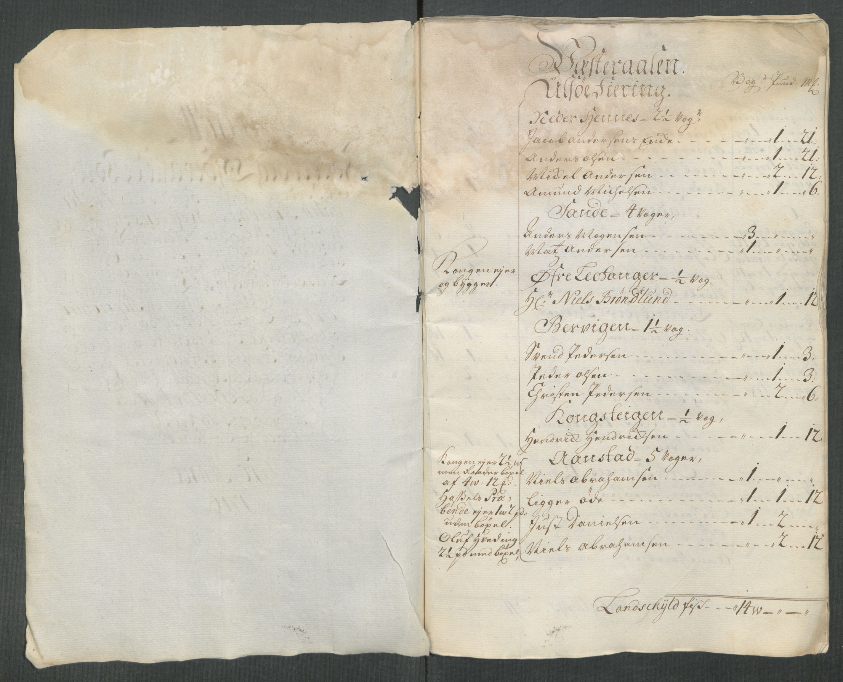 Rentekammeret inntil 1814, Reviderte regnskaper, Fogderegnskap, AV/RA-EA-4092/R67/L4682: Fogderegnskap Vesterålen, Andenes og Lofoten, 1716, s. 32