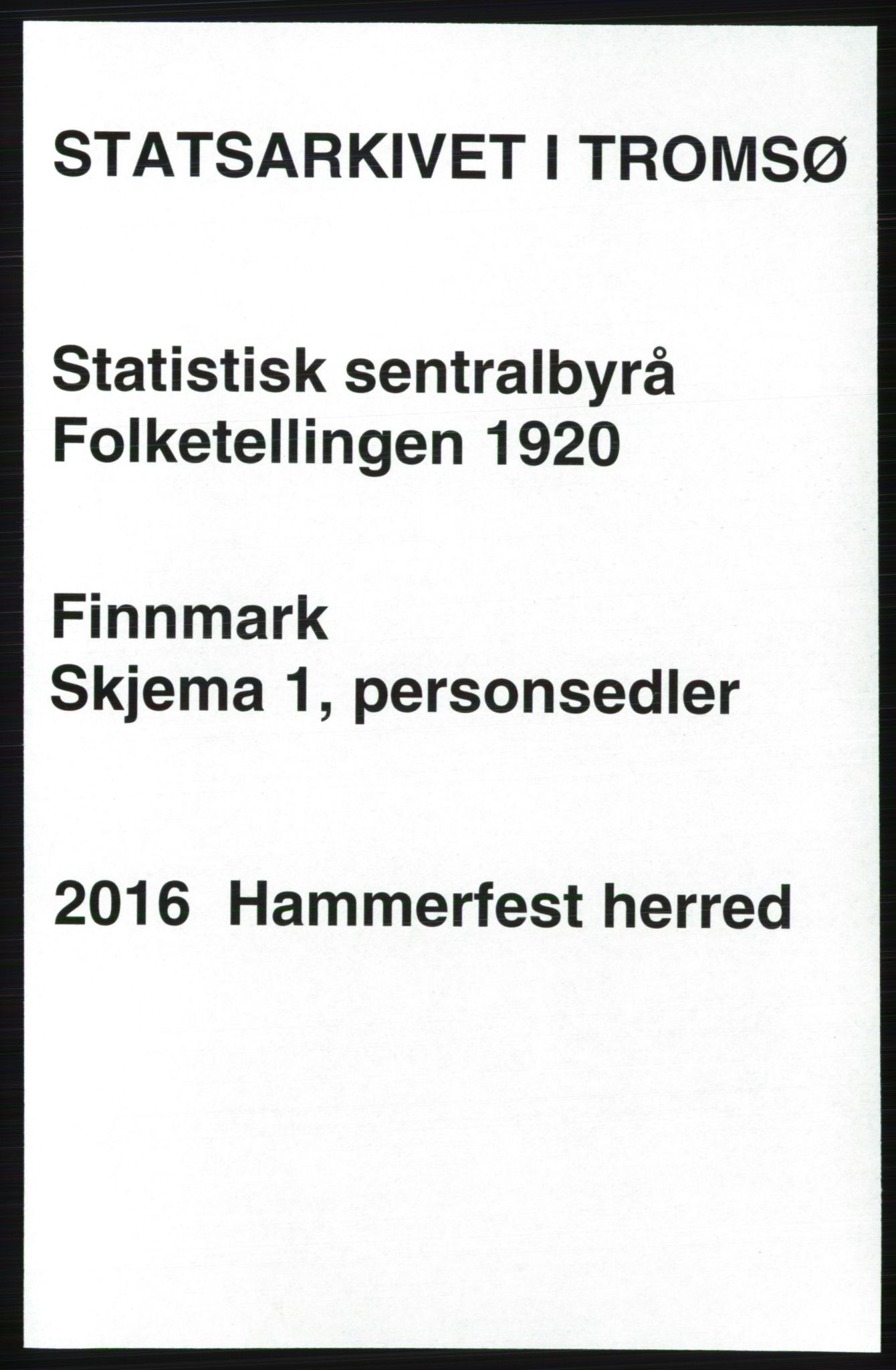 SATØ, Folketelling 1920 for 2016 Sørøysund herred, 1920, s. 482