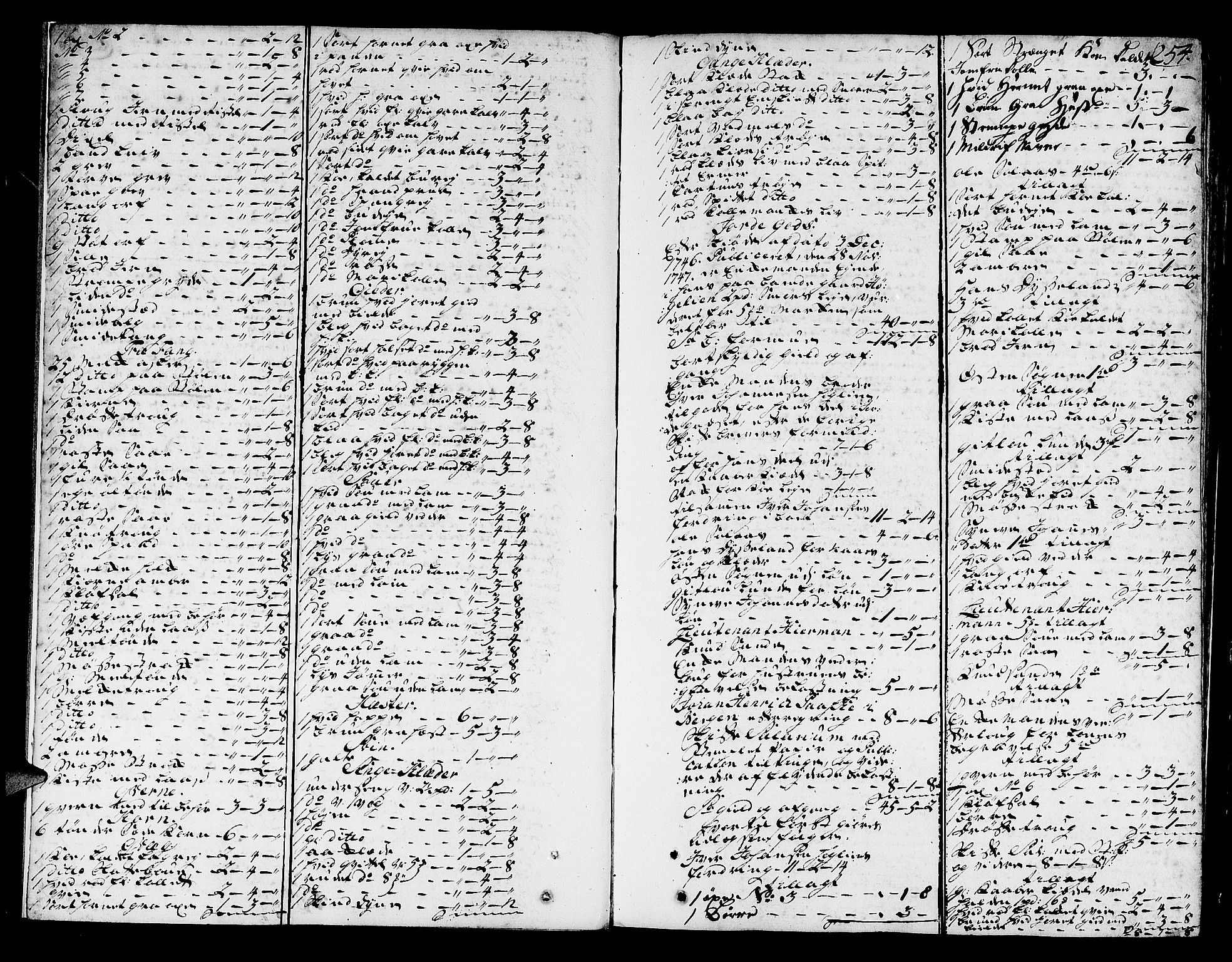 Sunnfjord tingrett, AV/SAB-A-3201/1/H/Ha/Hab/L0005b: Skifteprotokioll, folio 252-478, 1749-1752, s. 253b-254a