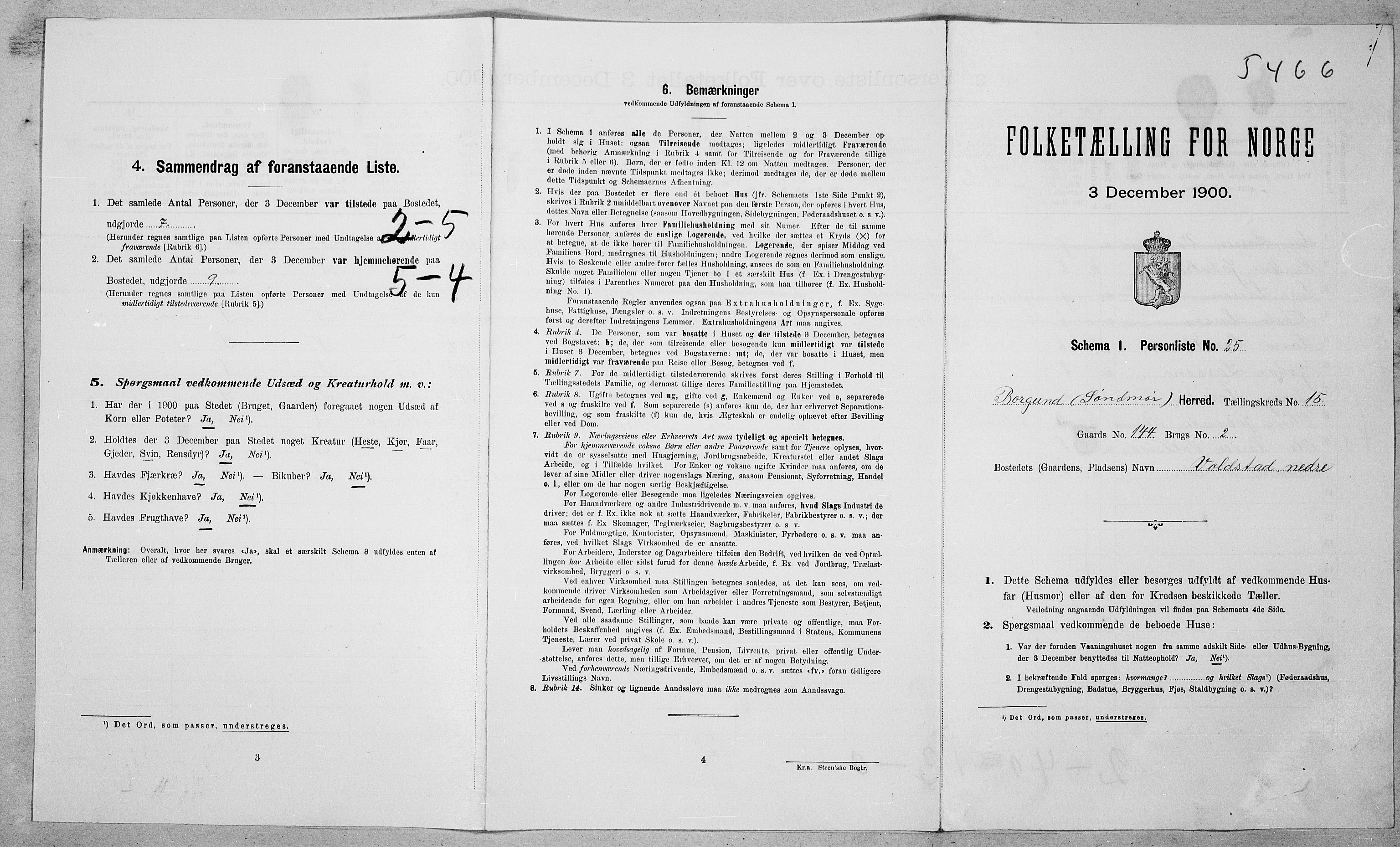 SAT, Folketelling 1900 for 1531 Borgund herred, 1900, s. 1628