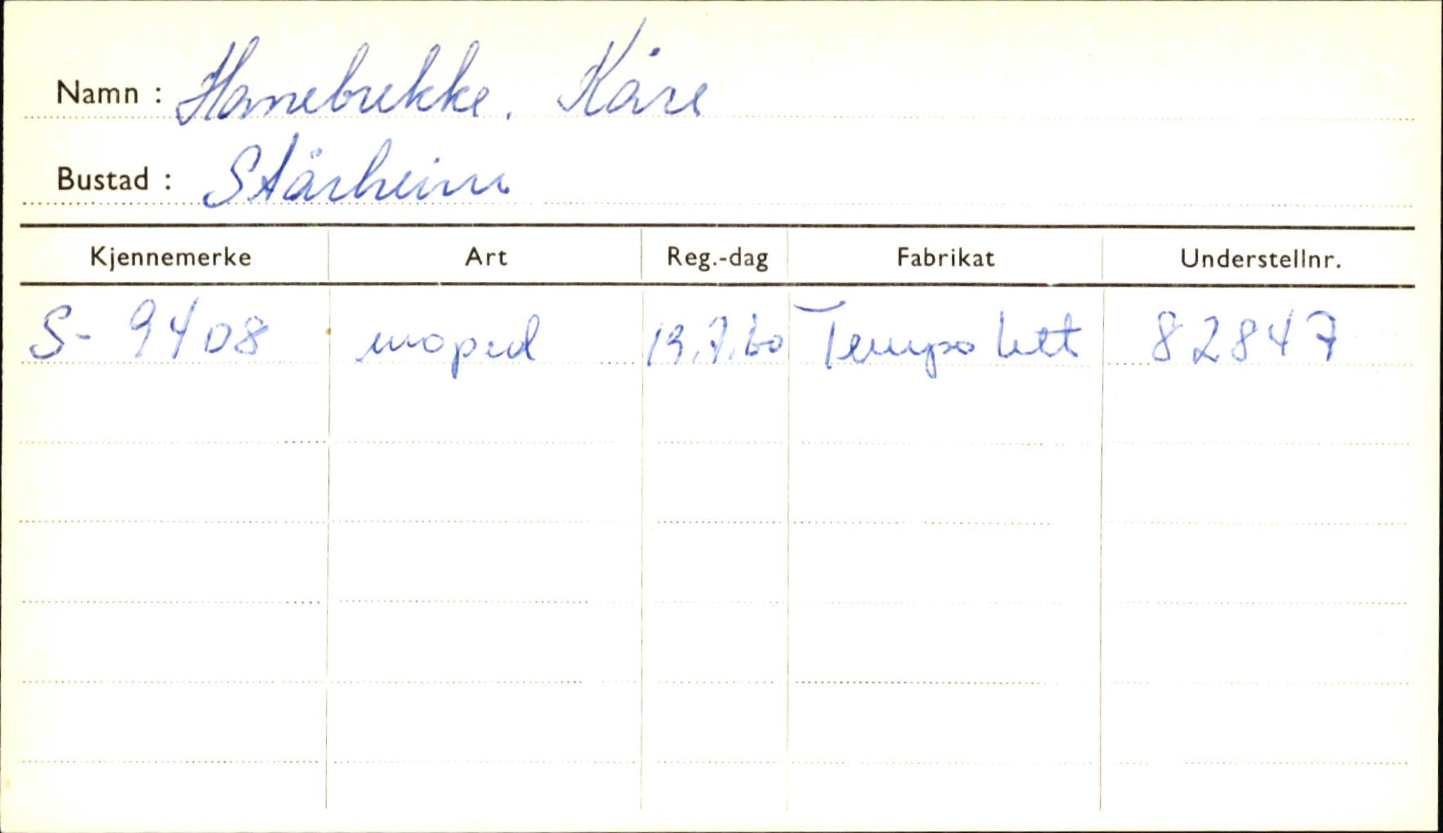 Statens vegvesen, Sogn og Fjordane vegkontor, SAB/A-5301/4/F/L0001A: Eigarregister Fjordane til 1.6.1961, 1930-1961, s. 112