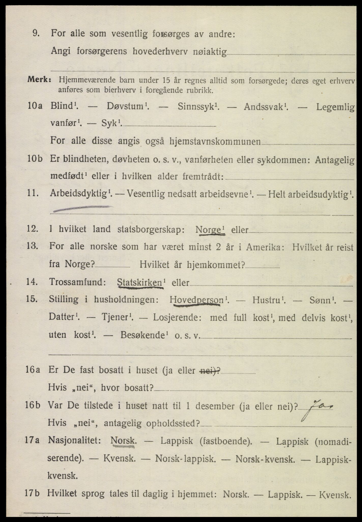 SAT, Folketelling 1920 for 1734 Stod herred, 1920, s. 1575