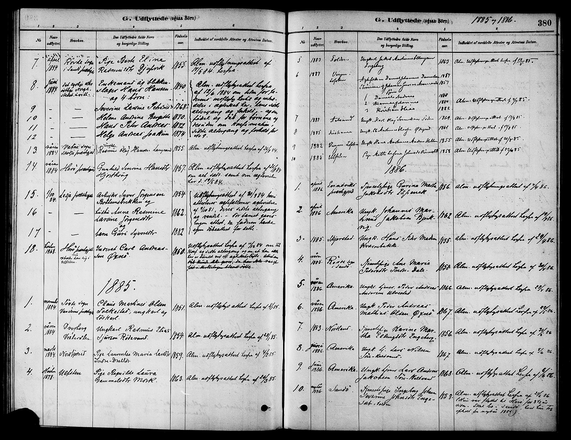 Ministerialprotokoller, klokkerbøker og fødselsregistre - Møre og Romsdal, SAT/A-1454/511/L0141: Ministerialbok nr. 511A08, 1878-1890, s. 380