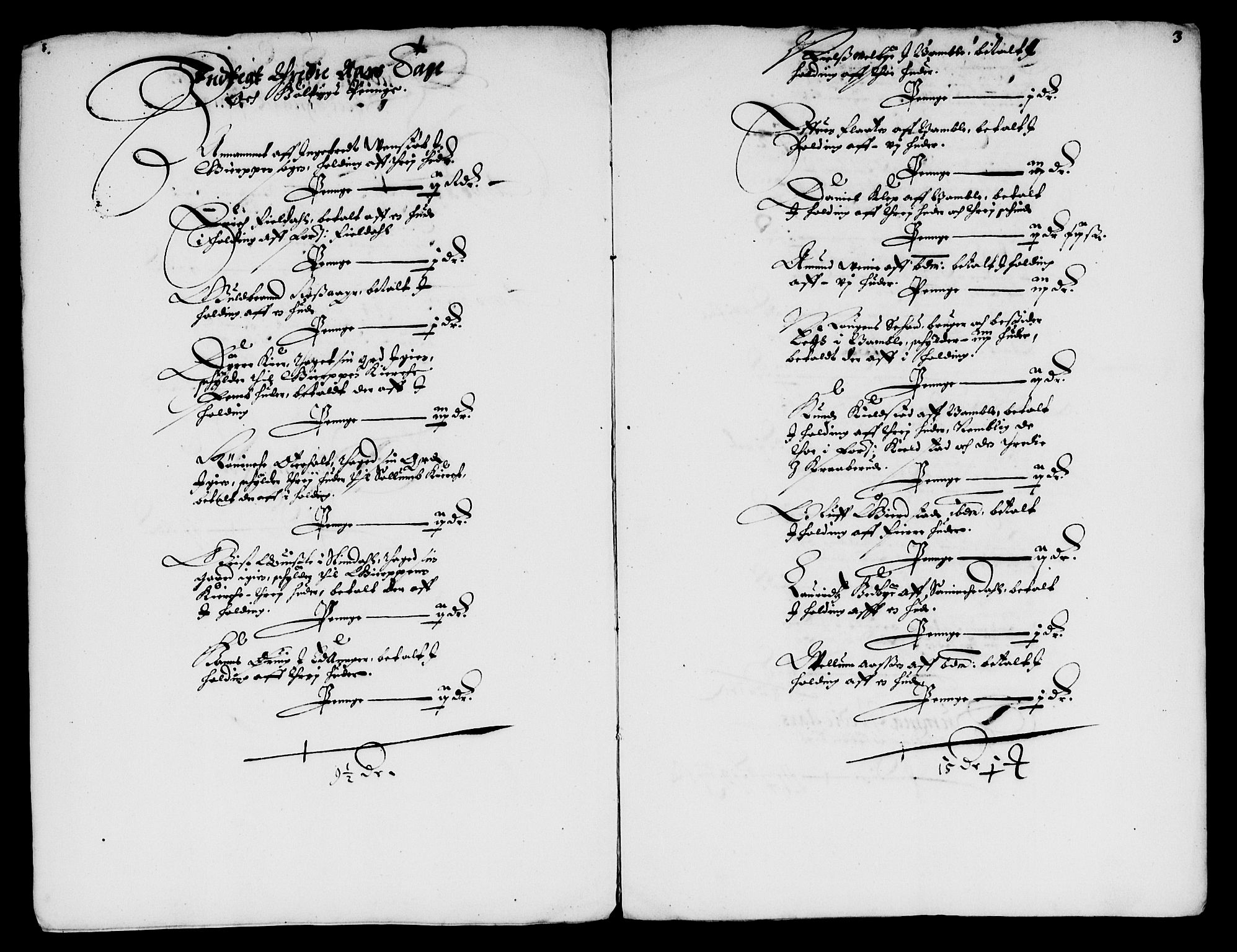 Rentekammeret inntil 1814, Reviderte regnskaper, Lensregnskaper, AV/RA-EA-5023/R/Rb/Rbp/L0037: Bratsberg len, 1650-1652