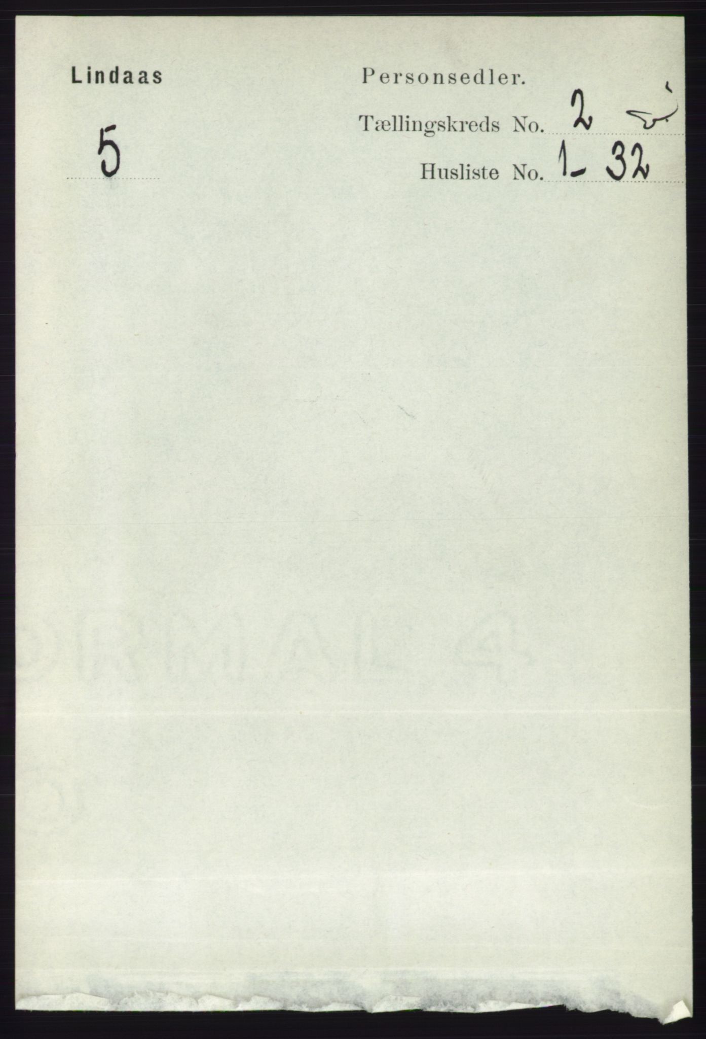 RA, Folketelling 1891 for 1263 Lindås herred, 1891, s. 428