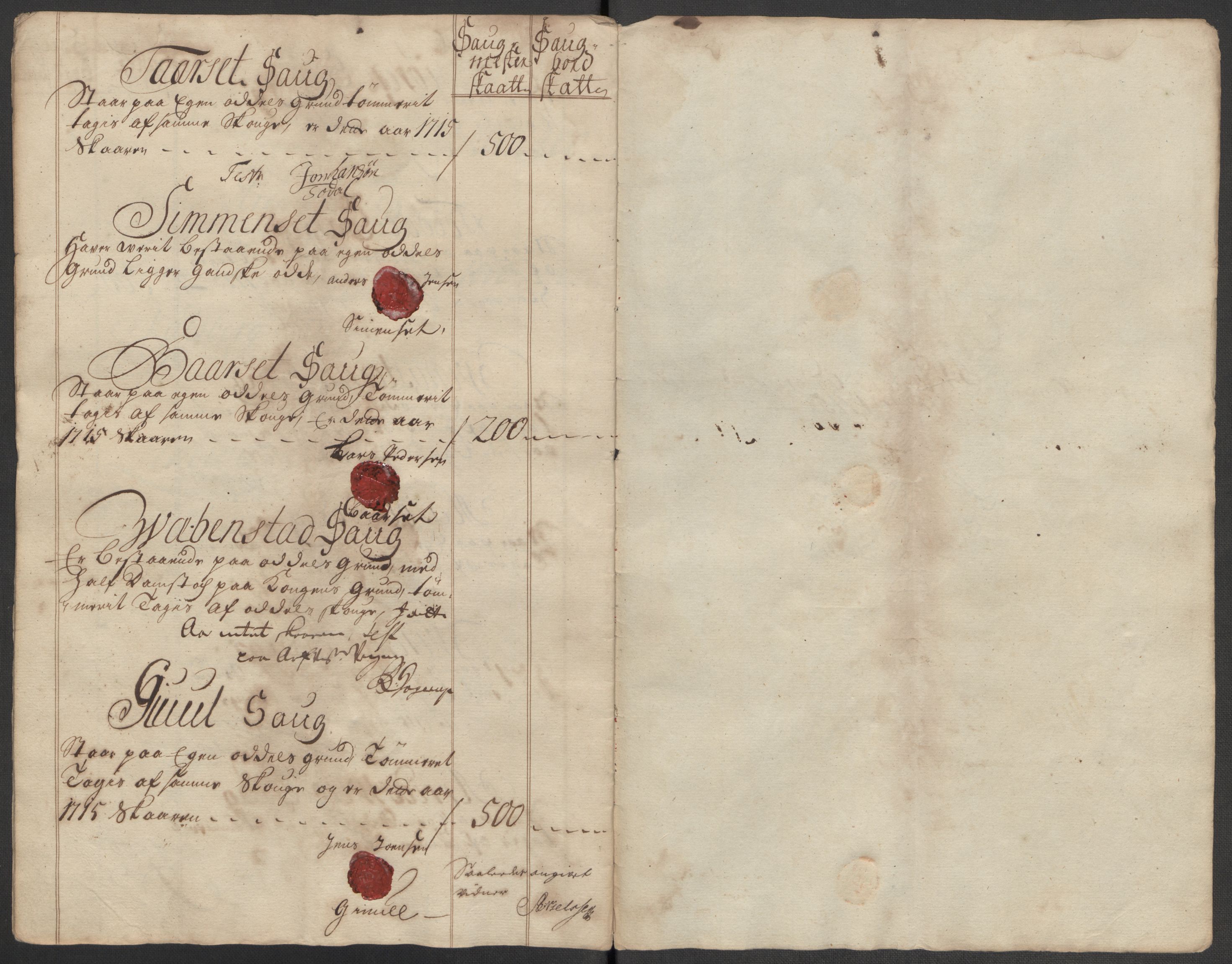 Rentekammeret inntil 1814, Reviderte regnskaper, Fogderegnskap, RA/EA-4092/R56/L3748: Fogderegnskap Nordmøre, 1714-1715, s. 420