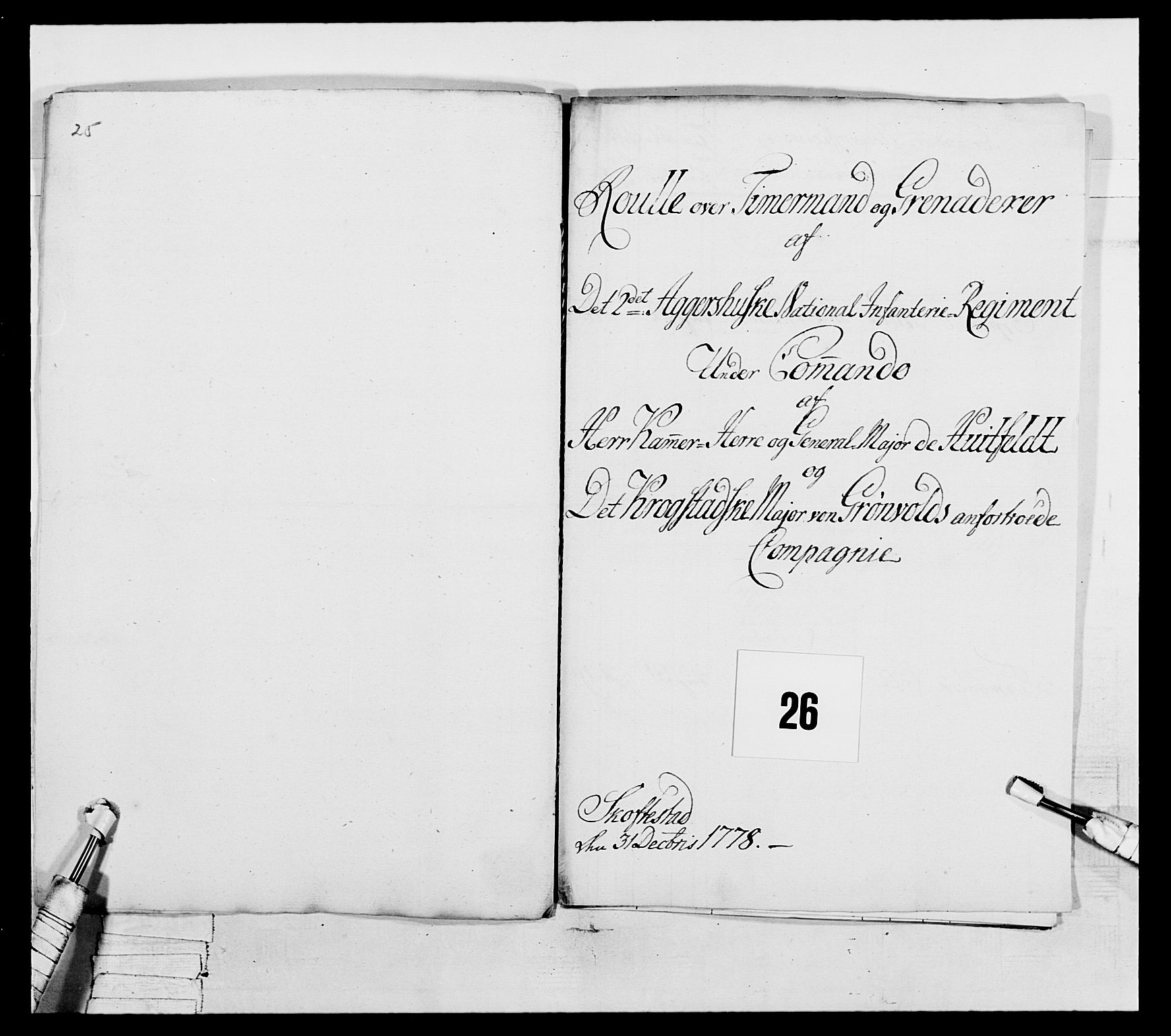 Generalitets- og kommissariatskollegiet, Det kongelige norske kommissariatskollegium, RA/EA-5420/E/Eh/L0043a: 2. Akershusiske nasjonale infanteriregiment, 1767-1778, s. 717