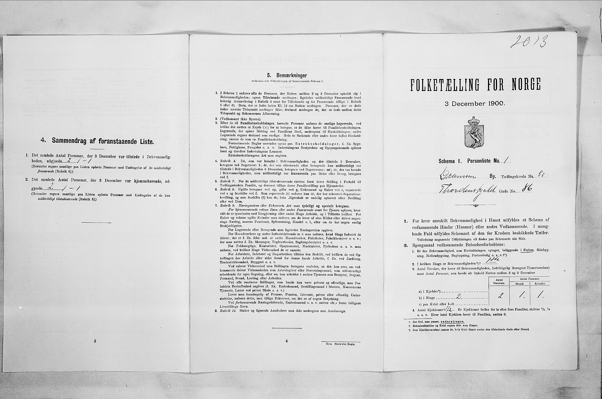 RA, Folketelling 1900 for 0602 Drammen kjøpstad, 1900, s. 9056