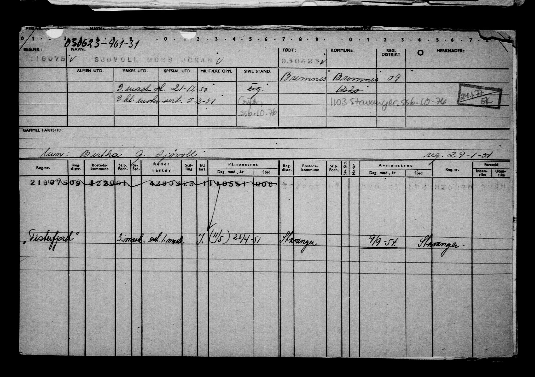 Direktoratet for sjømenn, AV/RA-S-3545/G/Gb/L0219: Hovedkort, 1923, s. 644