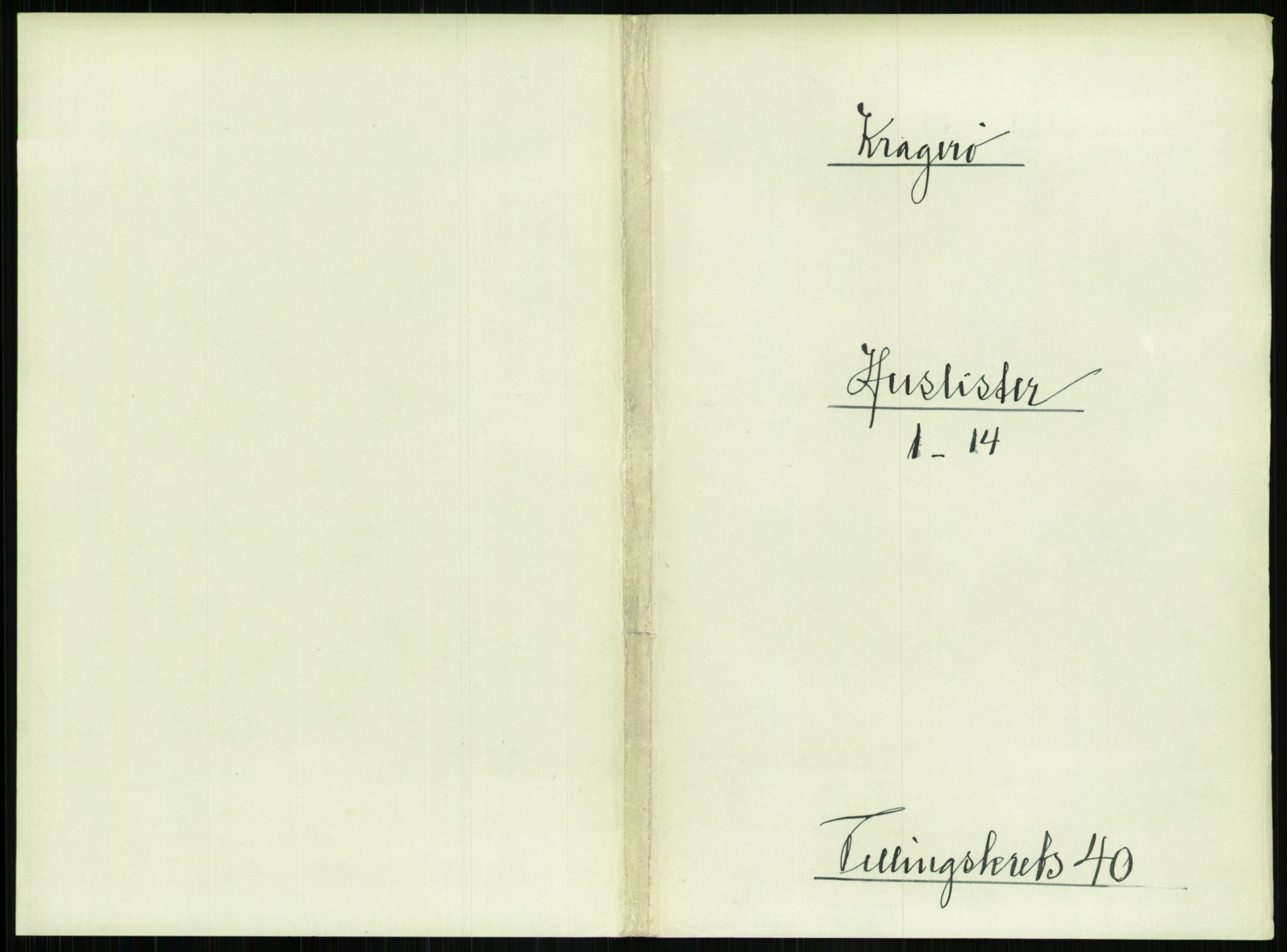 RA, Folketelling 1891 for 0801 Kragerø kjøpstad, 1891, s. 1626