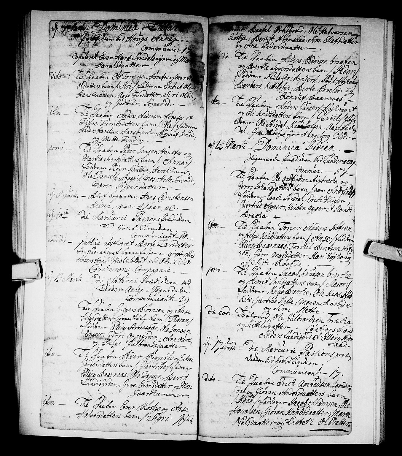Norderhov kirkebøker, AV/SAKO-A-237/F/Fa/L0002a: Ministerialbok nr. 2A, 1716-1725, s. 192-193