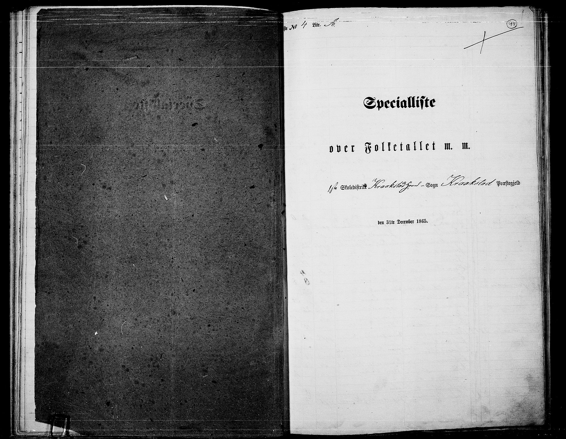 RA, Folketelling 1865 for 0212P Kråkstad prestegjeld, 1865, s. 82