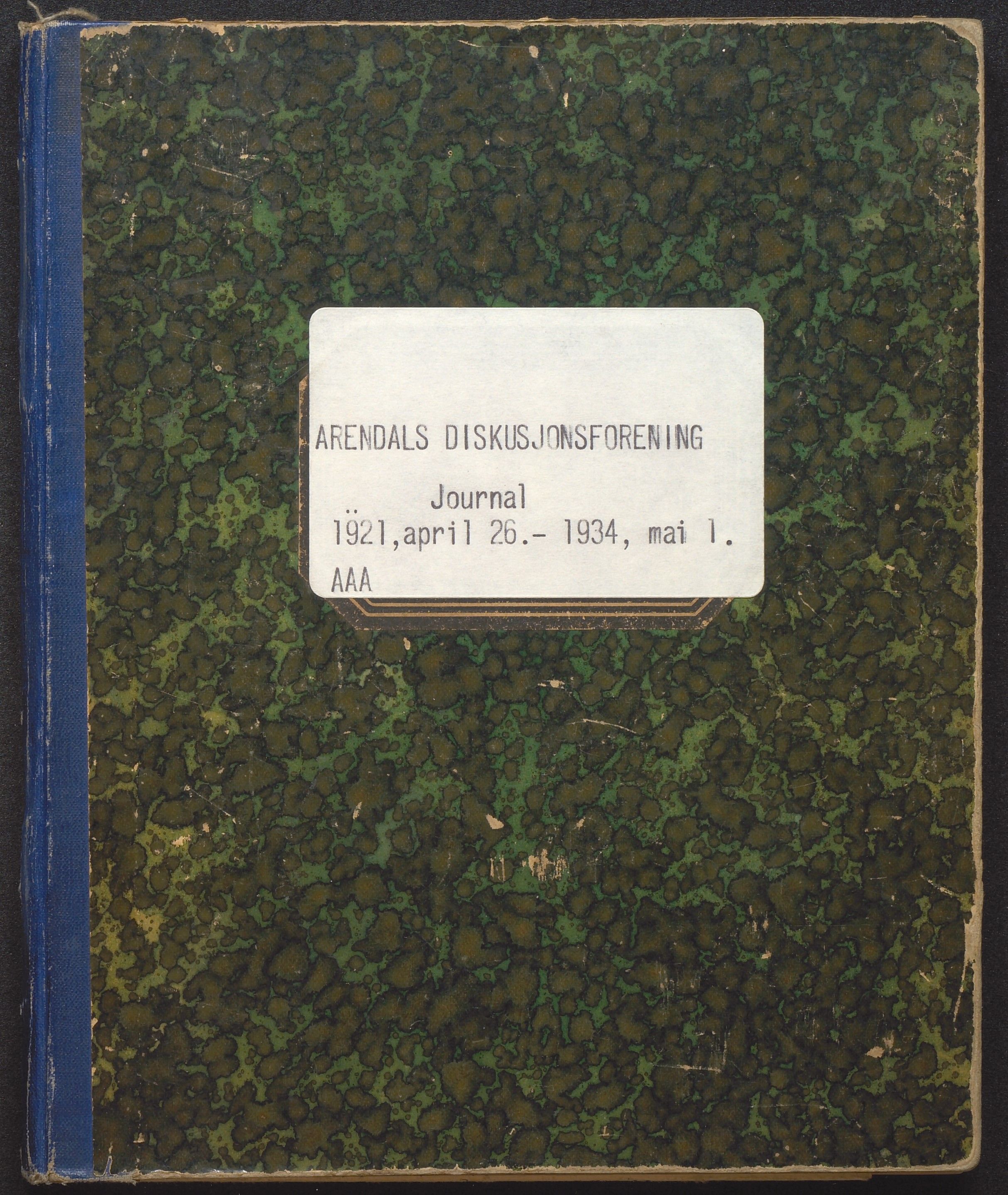 Samling av foreningsarkiv. A-Å, AAKS/PA-1059/F/L0009a: Foreninger, Arendal, 1911-1970