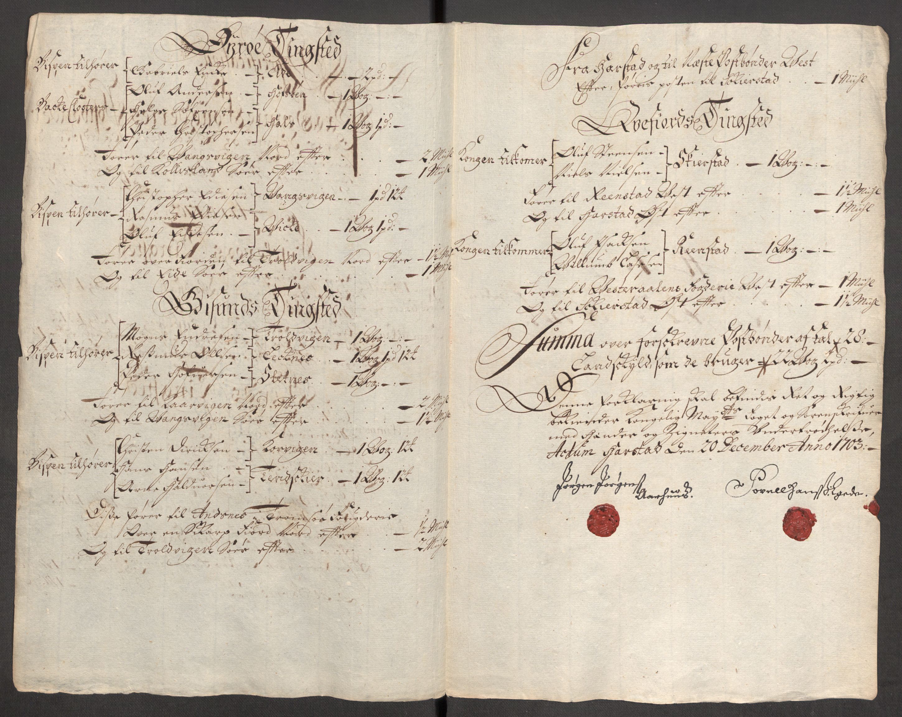 Rentekammeret inntil 1814, Reviderte regnskaper, Fogderegnskap, AV/RA-EA-4092/R68/L4755: Fogderegnskap Senja og Troms, 1700-1704, s. 346