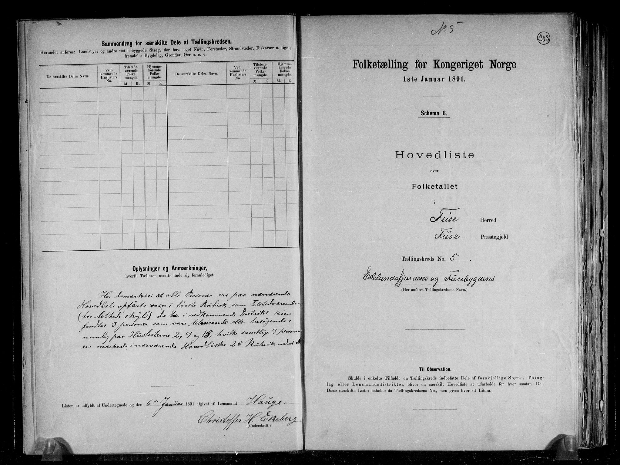 RA, Folketelling 1891 for 1241 Fusa herred, 1891, s. 12