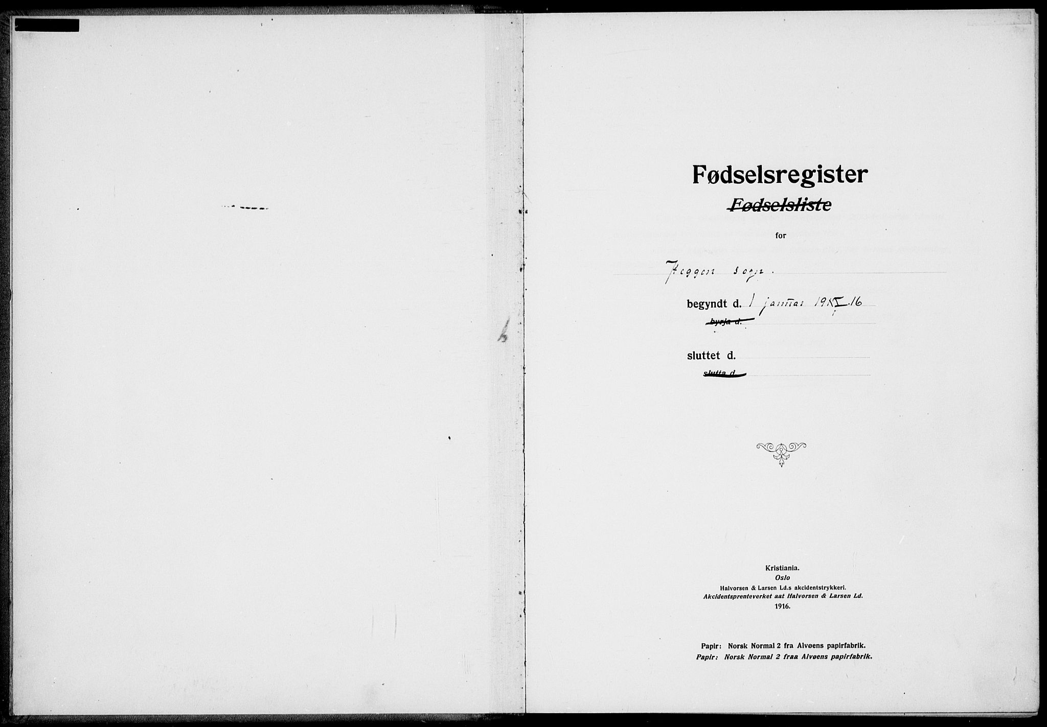 Modum kirkebøker, SAKO/A-234/J/Ja/L0001: Fødselsregister nr. I 1, 1916-1923