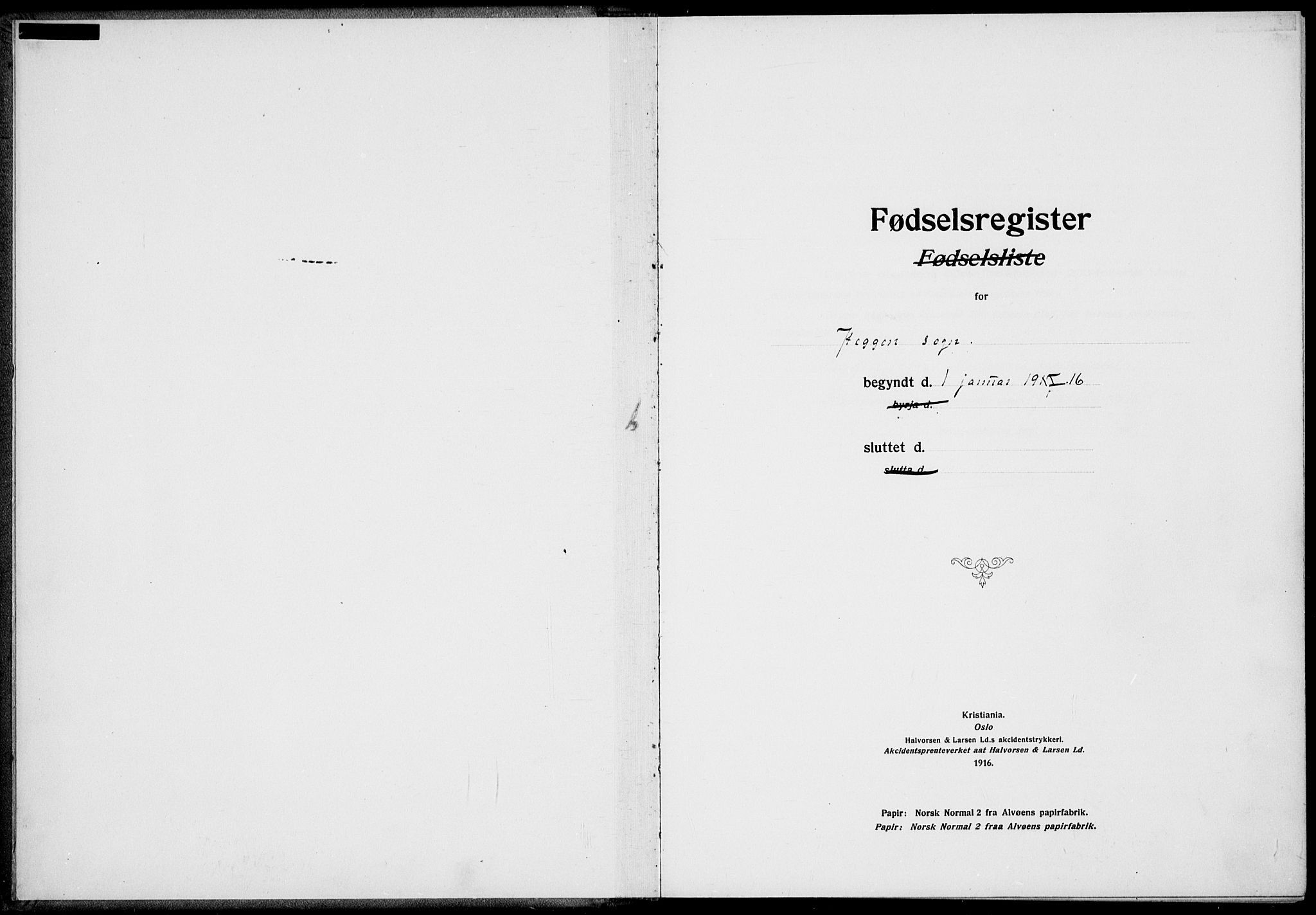 Modum kirkebøker, AV/SAKO-A-234/J/Ja/L0001: Fødselsregister nr. I 1, 1916-1923