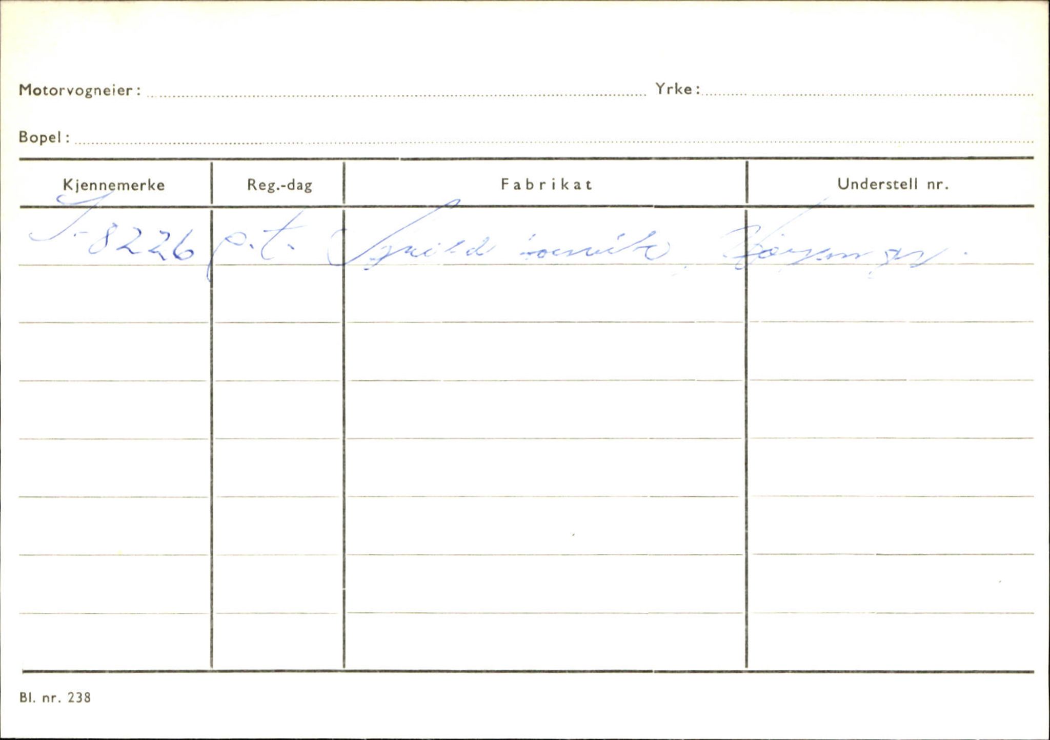 Statens vegvesen, Sogn og Fjordane vegkontor, SAB/A-5301/4/F/L0131: Eigarregister Høyanger P-Å. Stryn S-Å, 1945-1975, s. 954