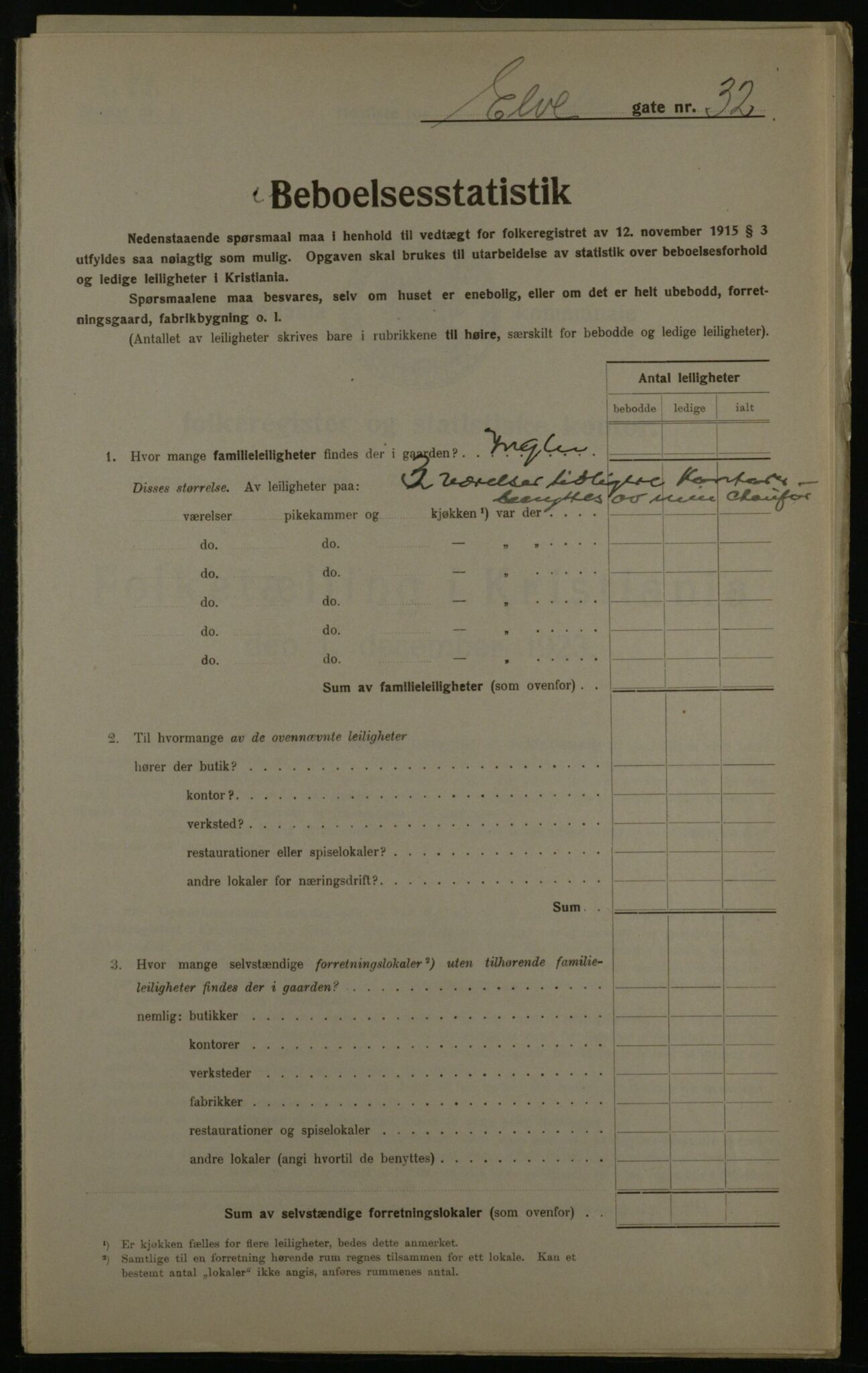 OBA, Kommunal folketelling 1.12.1923 for Kristiania, 1923, s. 23353