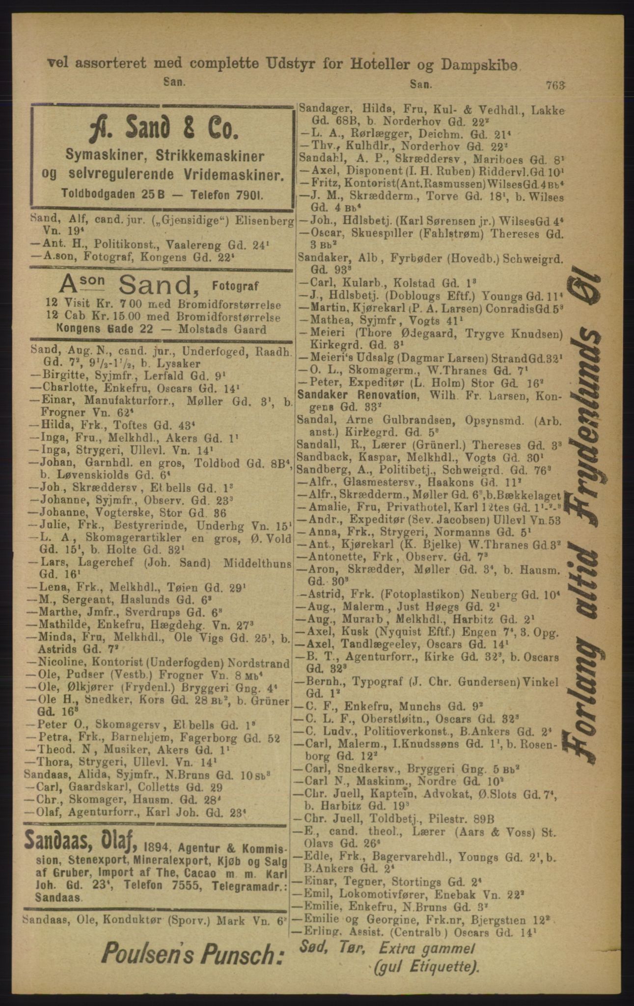 Kristiania/Oslo adressebok, PUBL/-, 1906, s. 763