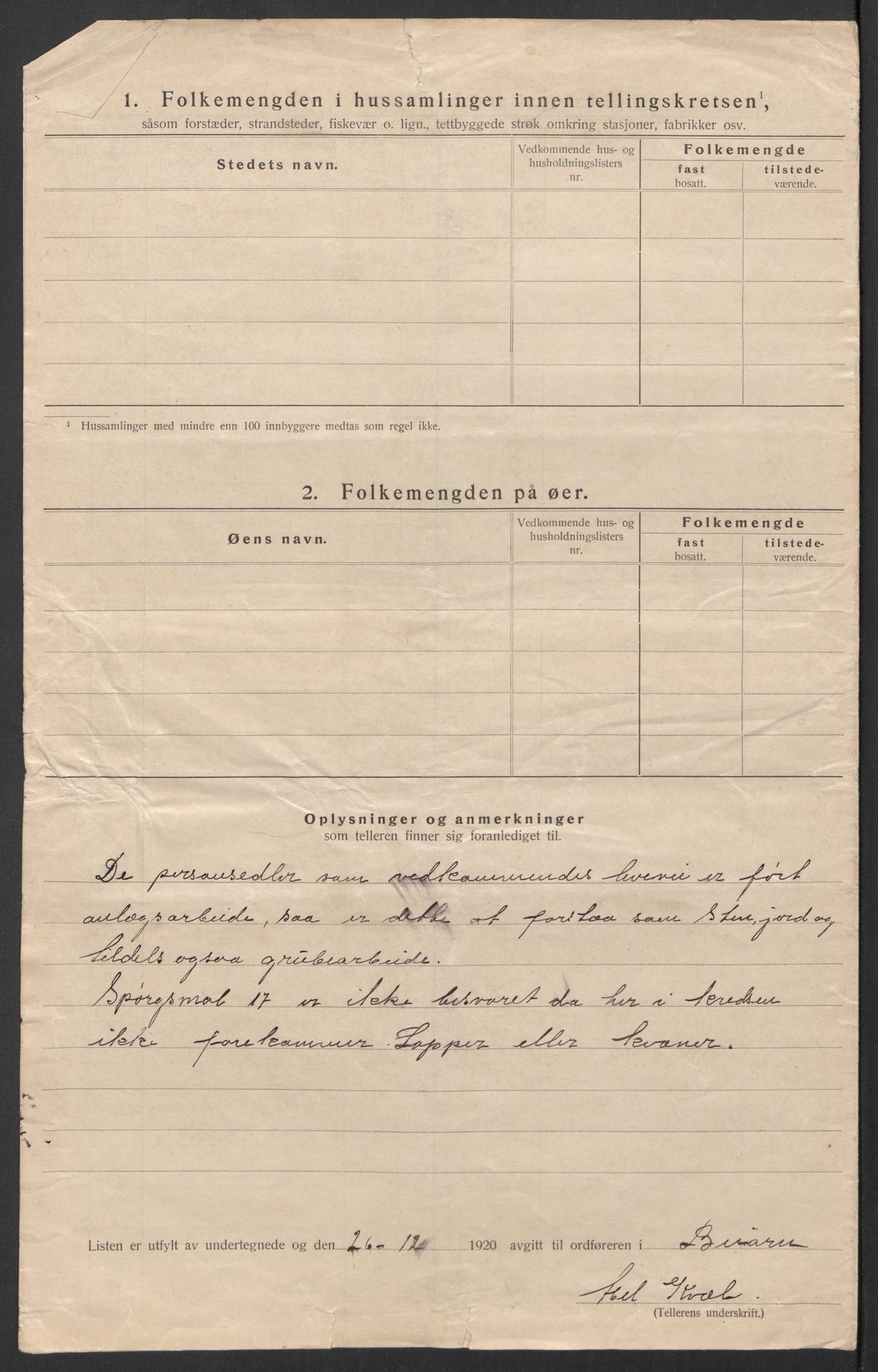 SAT, Folketelling 1920 for 1839 Beiarn herred, 1920, s. 17
