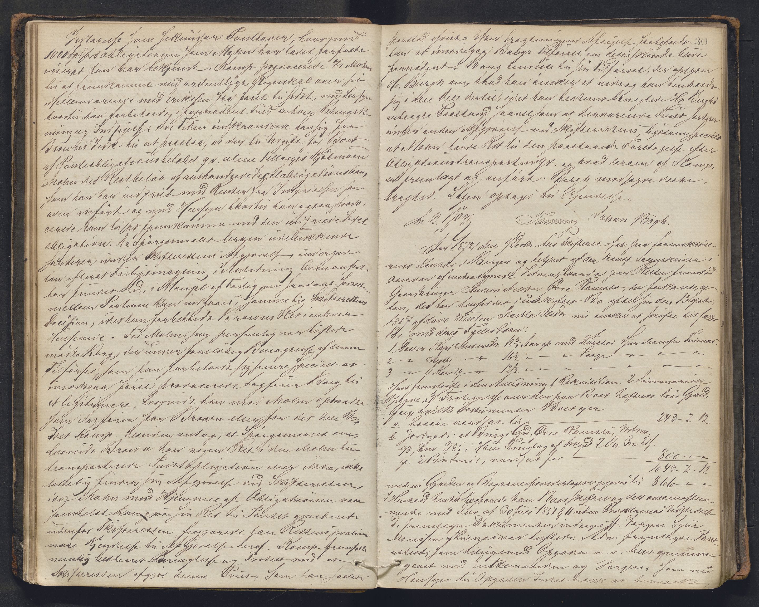 Nordhordland sorenskrivar, AV/SAB-A-2901/1/H/Hc/L0002: Skifteforhandlingsprotokollar, 1871-1878, s. 30