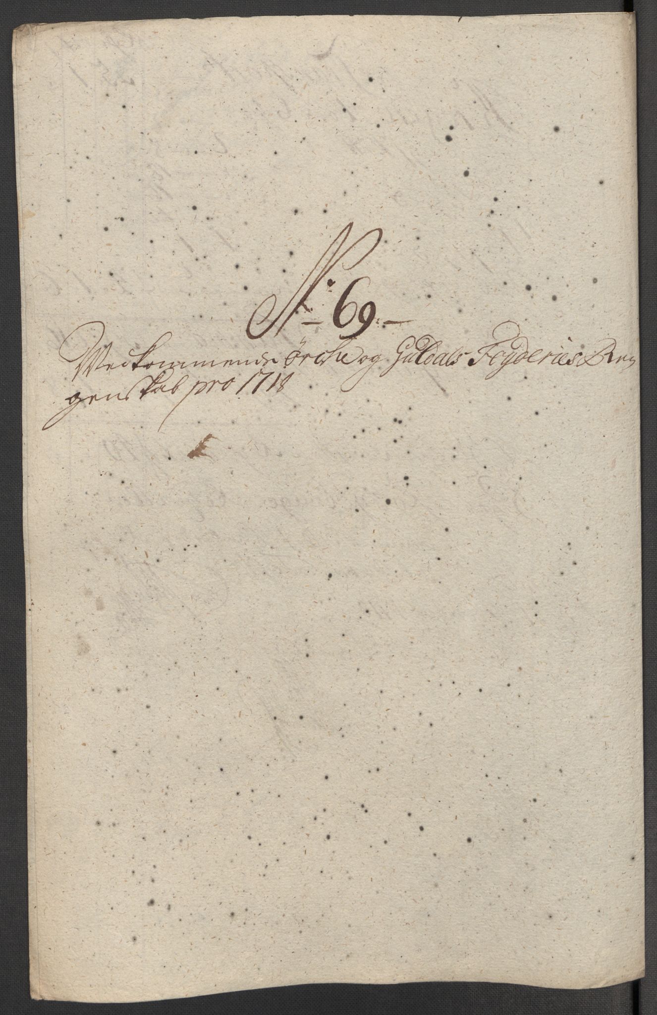 Rentekammeret inntil 1814, Reviderte regnskaper, Fogderegnskap, RA/EA-4092/R60/L3972: Fogderegnskap Orkdal og Gauldal, 1718, s. 150