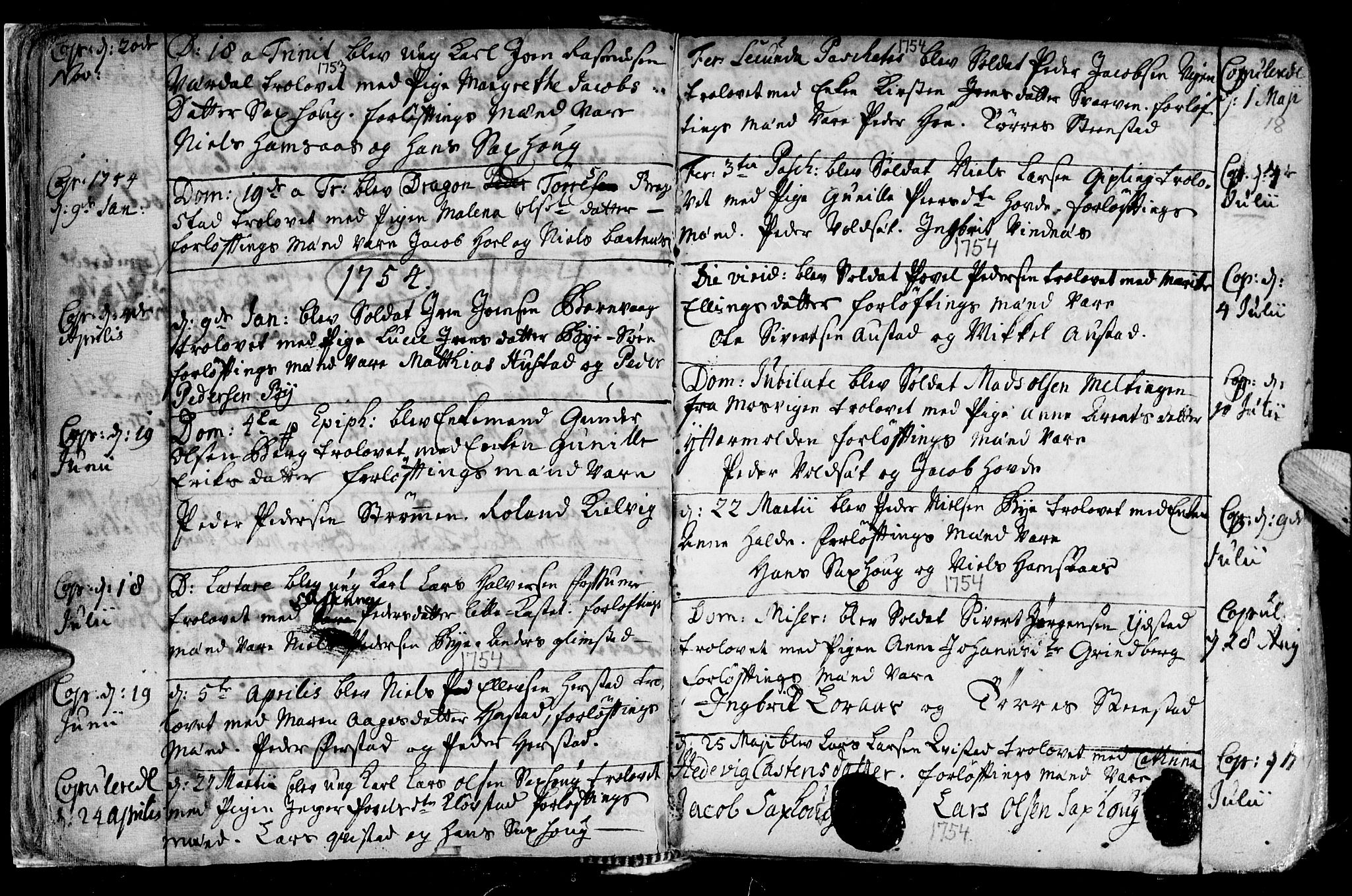 Ministerialprotokoller, klokkerbøker og fødselsregistre - Nord-Trøndelag, AV/SAT-A-1458/730/L0272: Ministerialbok nr. 730A01, 1733-1764, s. 18