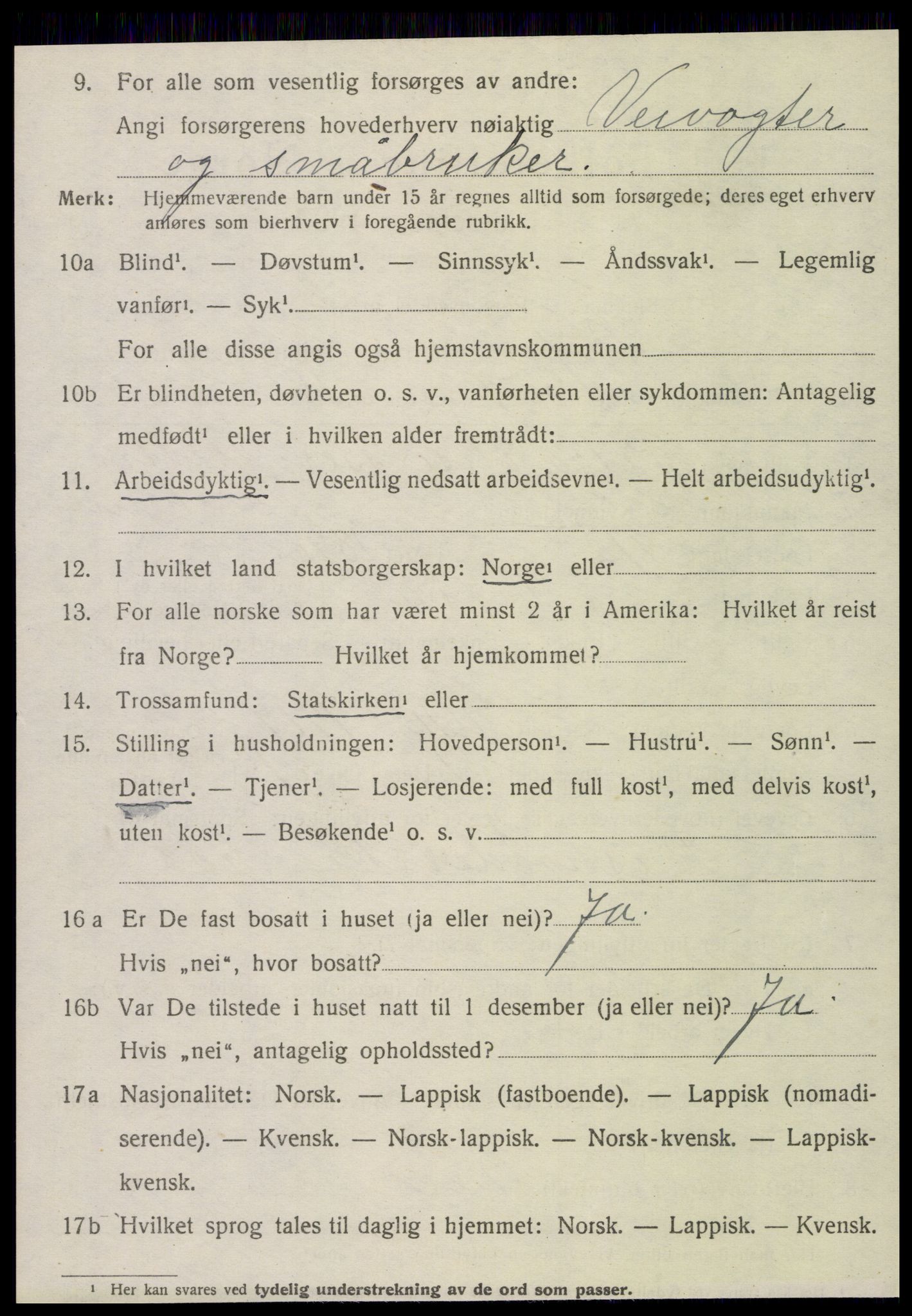 SAT, Folketelling 1920 for 1824 Vefsn herred, 1920, s. 9044