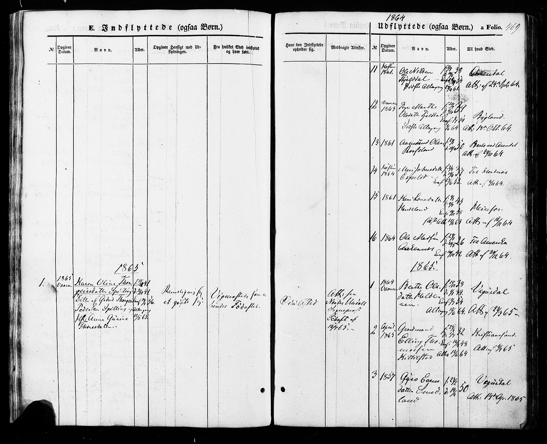 Åseral sokneprestkontor, AV/SAK-1111-0051/F/Fa/L0002: Ministerialbok nr. A 2, 1854-1884, s. 469