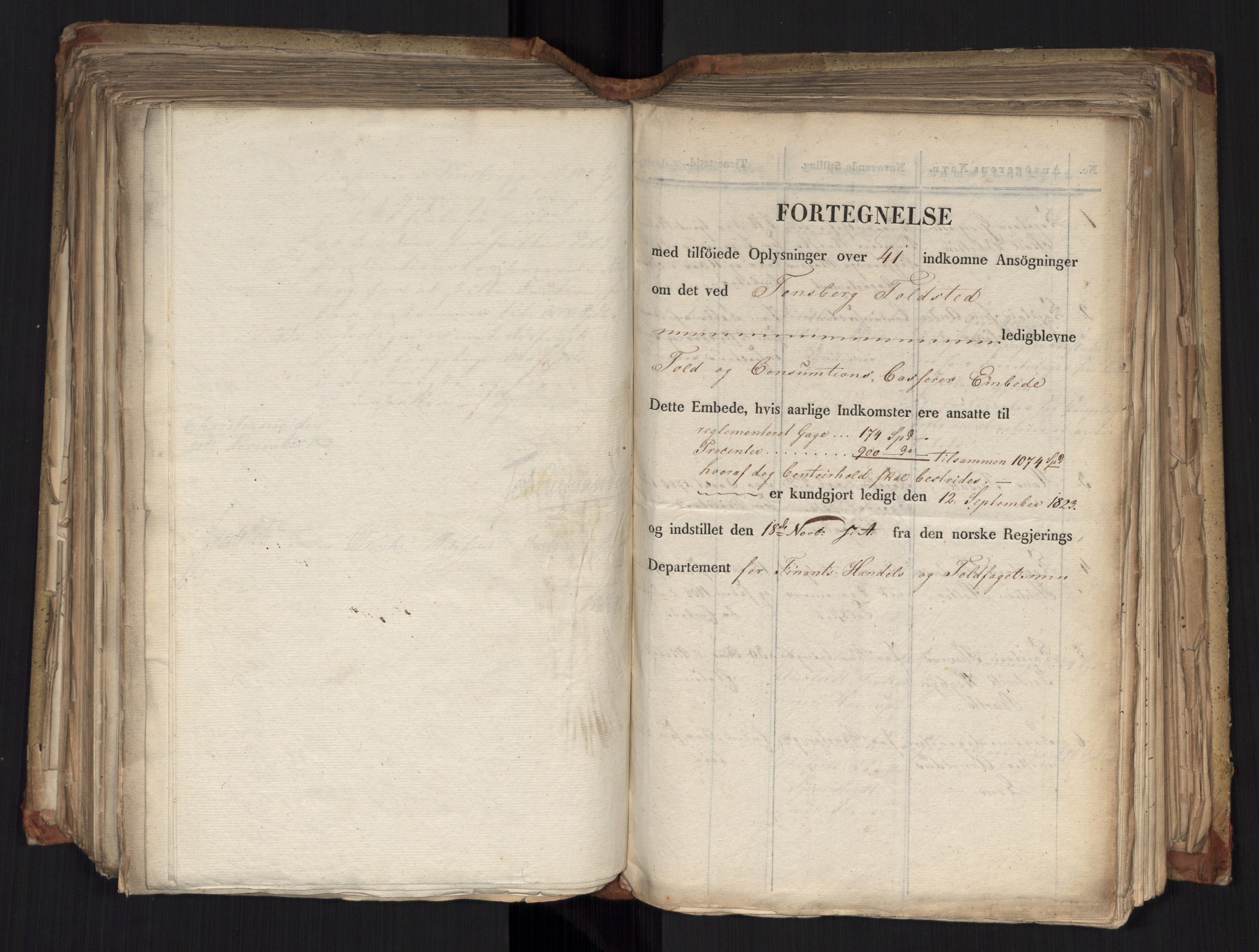 Statsrådsavdelingen i Stockholm, RA/S-1003/D/Da/L0036: Regjeringsinnstillinger nr. 841-1114, 1823, s. 483