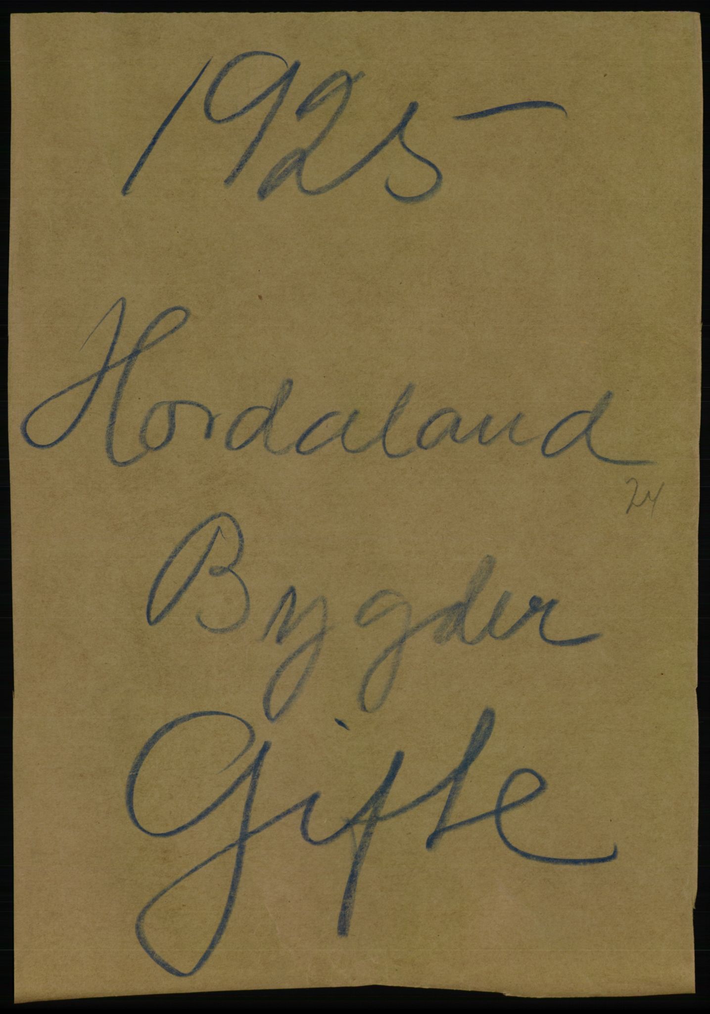 Statistisk sentralbyrå, Sosiodemografiske emner, Befolkning, RA/S-2228/D/Df/Dfc/Dfce/L0027: Hordaland fylke: Gifte, døde, dødfødte. Bygder., 1925, s. 1