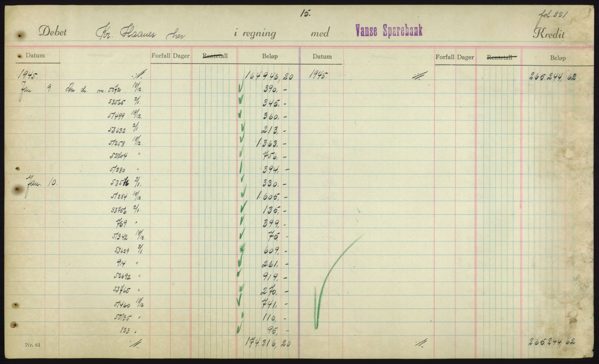 Forsvarsdepartementet, 10. kontor / Oppgjørskontoret, AV/RA-RAFA-1225/D/Db/L0180: Lista oppgjørskontor, 1942-1952, s. 2015