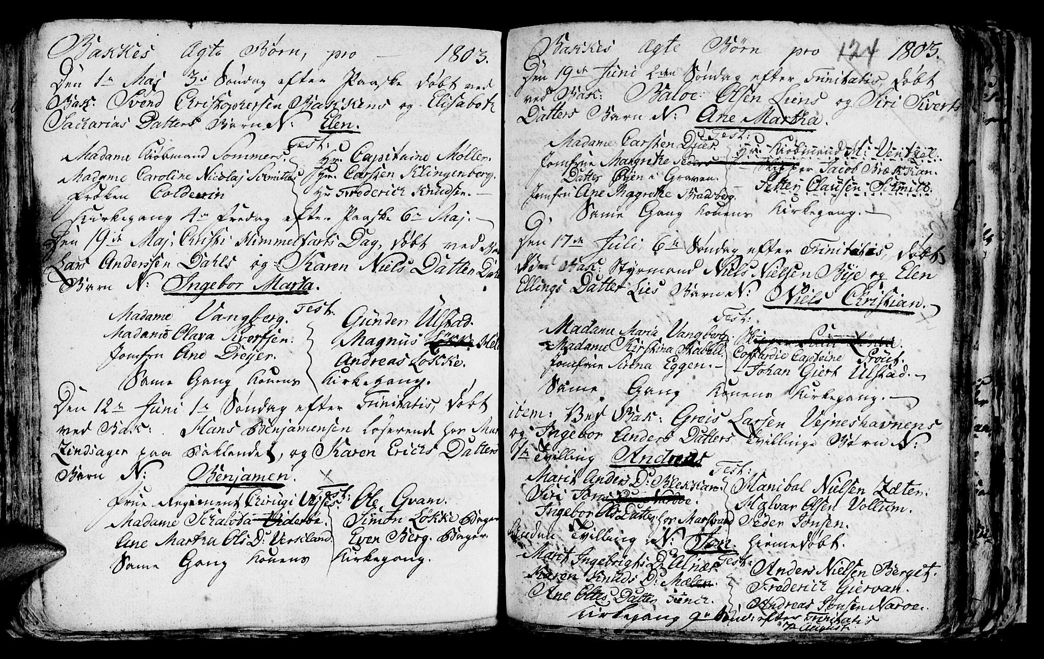 Ministerialprotokoller, klokkerbøker og fødselsregistre - Sør-Trøndelag, SAT/A-1456/604/L0218: Klokkerbok nr. 604C01, 1754-1819, s. 124
