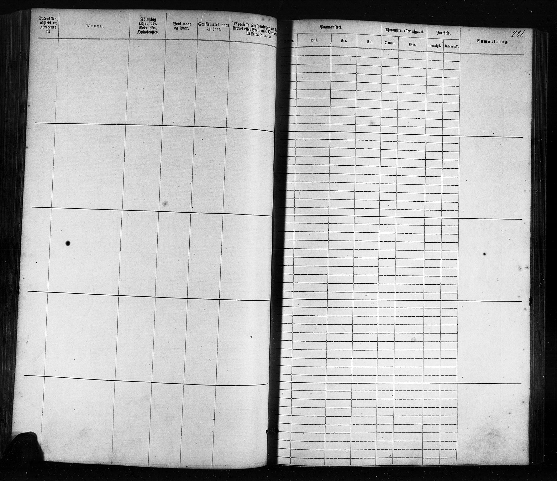 Flekkefjord mønstringskrets, SAK/2031-0018/F/Fa/L0005: Annotasjonsrulle nr 1-1915 med register, Æ-2, 1868-1896, s. 304