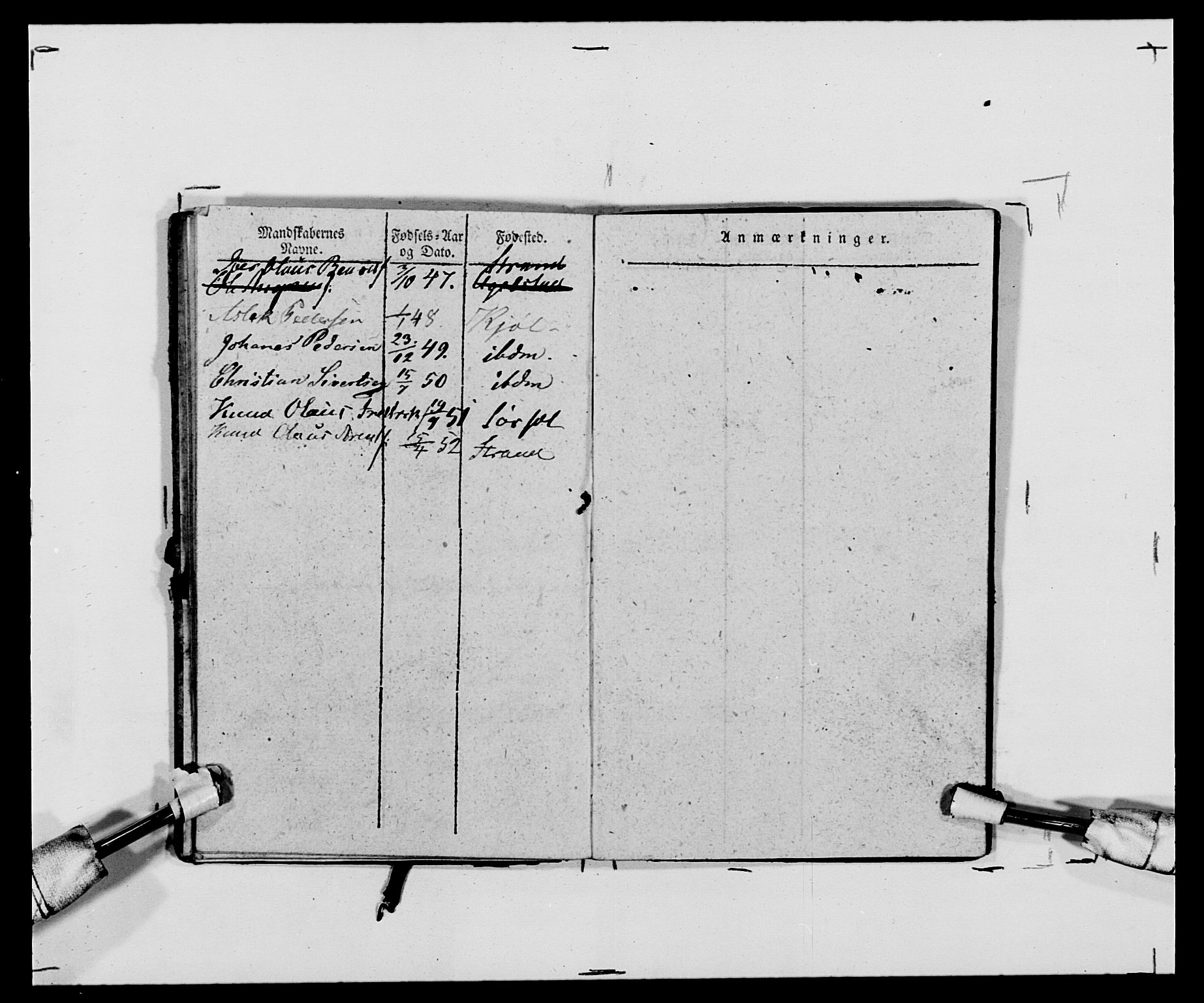 Generalitets- og kommissariatskollegiet, Det kongelige norske kommissariatskollegium, AV/RA-EA-5420/E/Eh/L0120: Tingvollske kompani, 1850-1870, s. 150