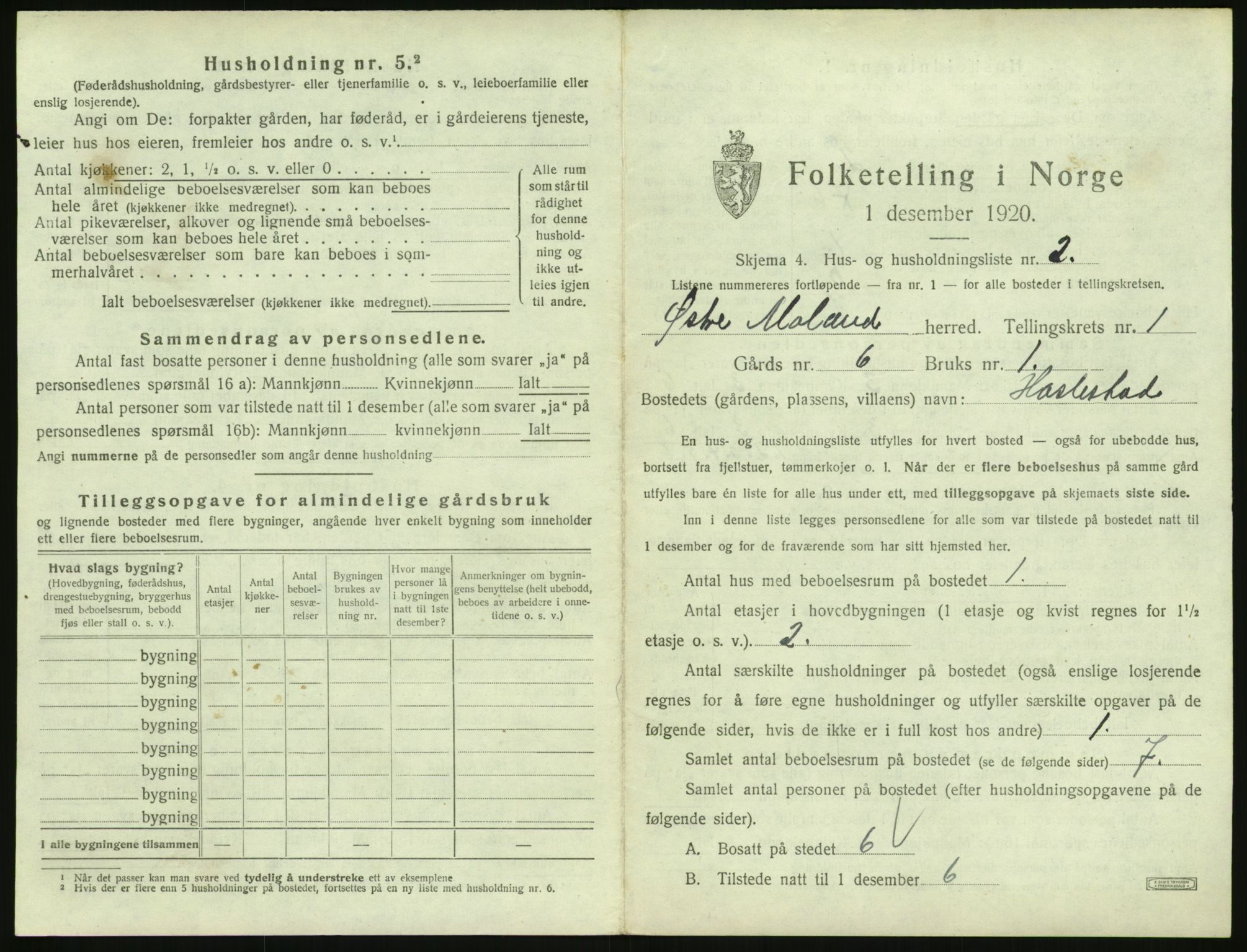 SAK, Folketelling 1920 for 0918 Austre Moland herred, 1920, s. 27