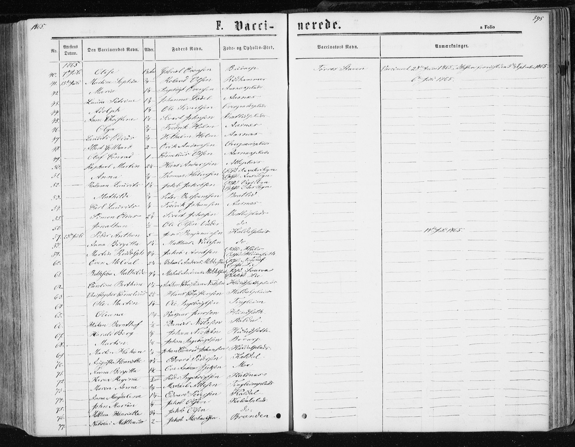 Ministerialprotokoller, klokkerbøker og fødselsregistre - Nord-Trøndelag, SAT/A-1458/741/L0394: Ministerialbok nr. 741A08, 1864-1877, s. 395