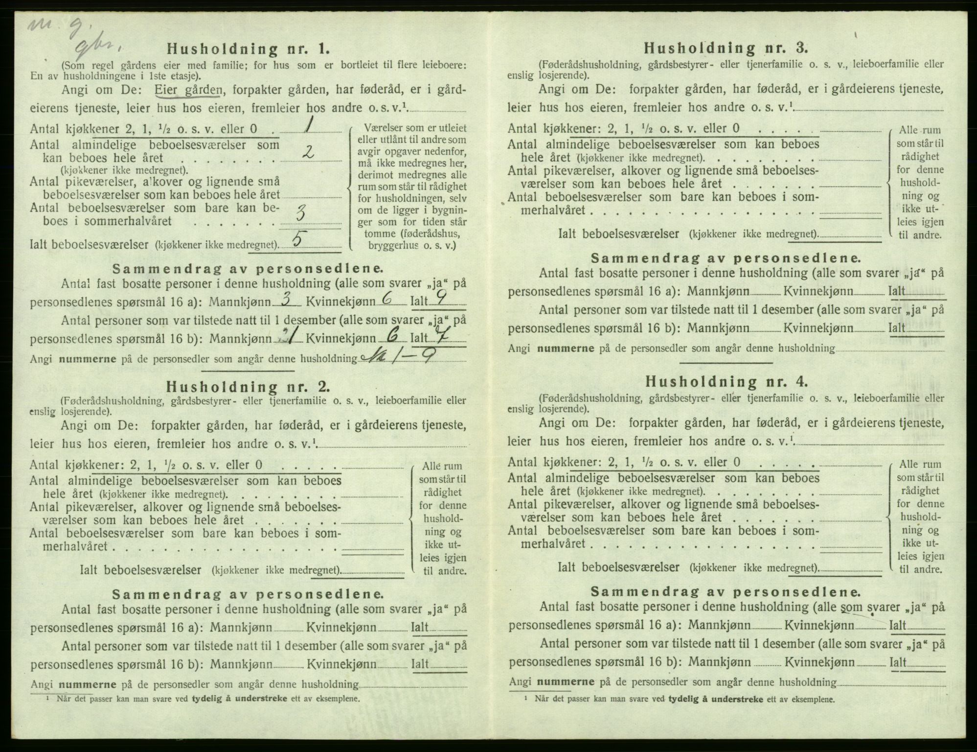 SAB, Folketelling 1920 for 1222 Fitjar herred, 1920, s. 565