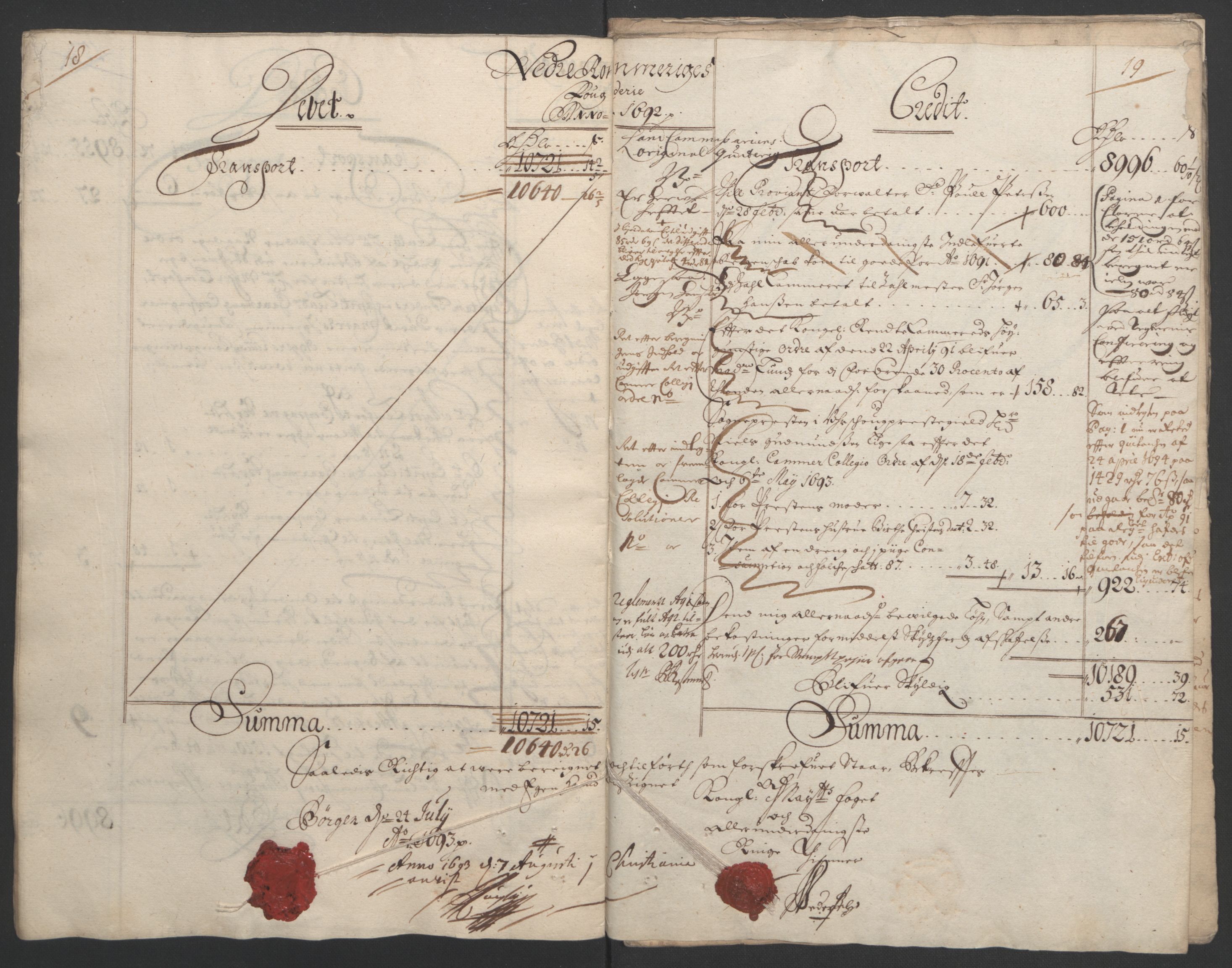 Rentekammeret inntil 1814, Reviderte regnskaper, Fogderegnskap, AV/RA-EA-4092/R11/L0577: Fogderegnskap Nedre Romerike, 1692, s. 13