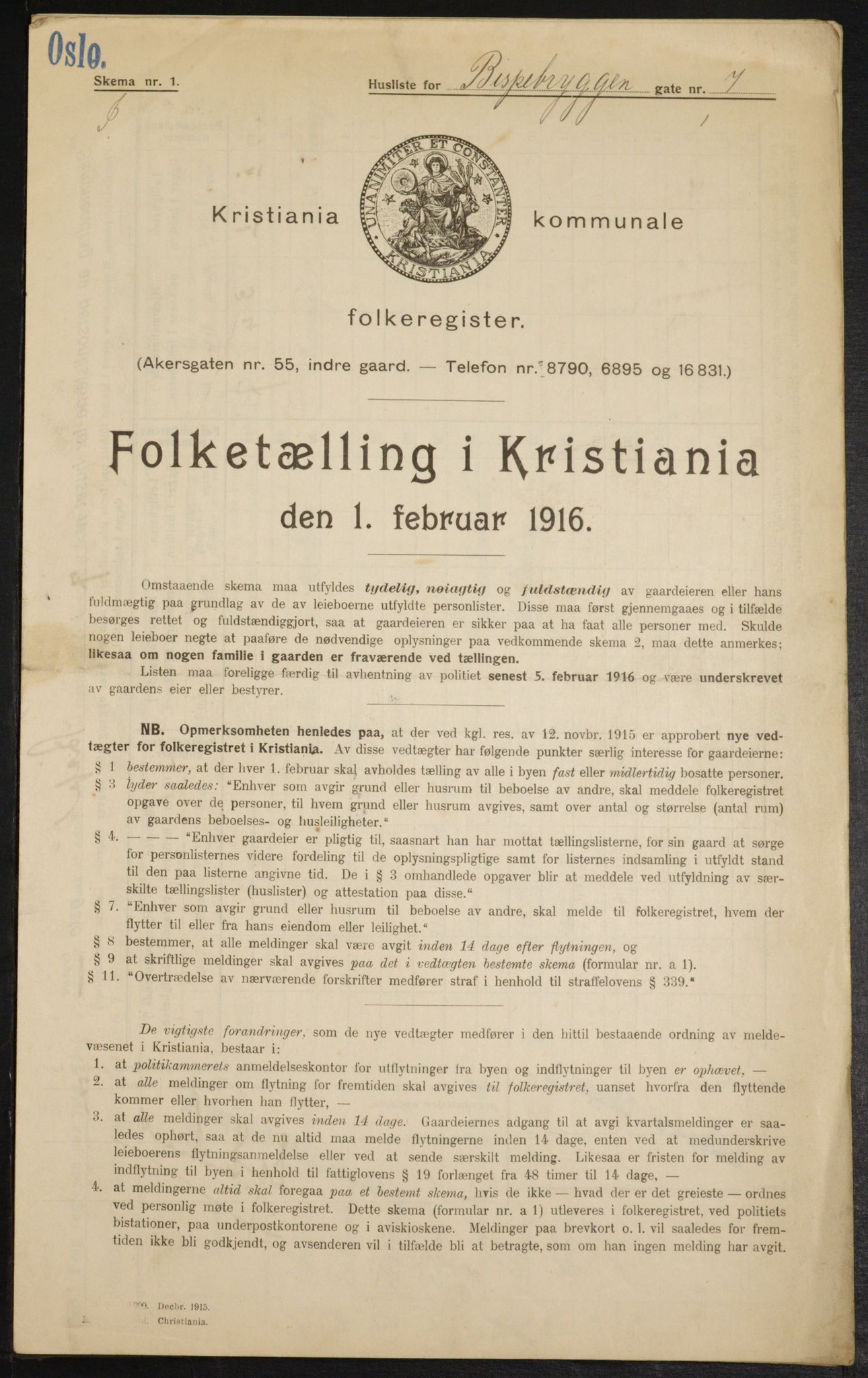 OBA, Kommunal folketelling 1.2.1916 for Kristiania, 1916, s. 5402