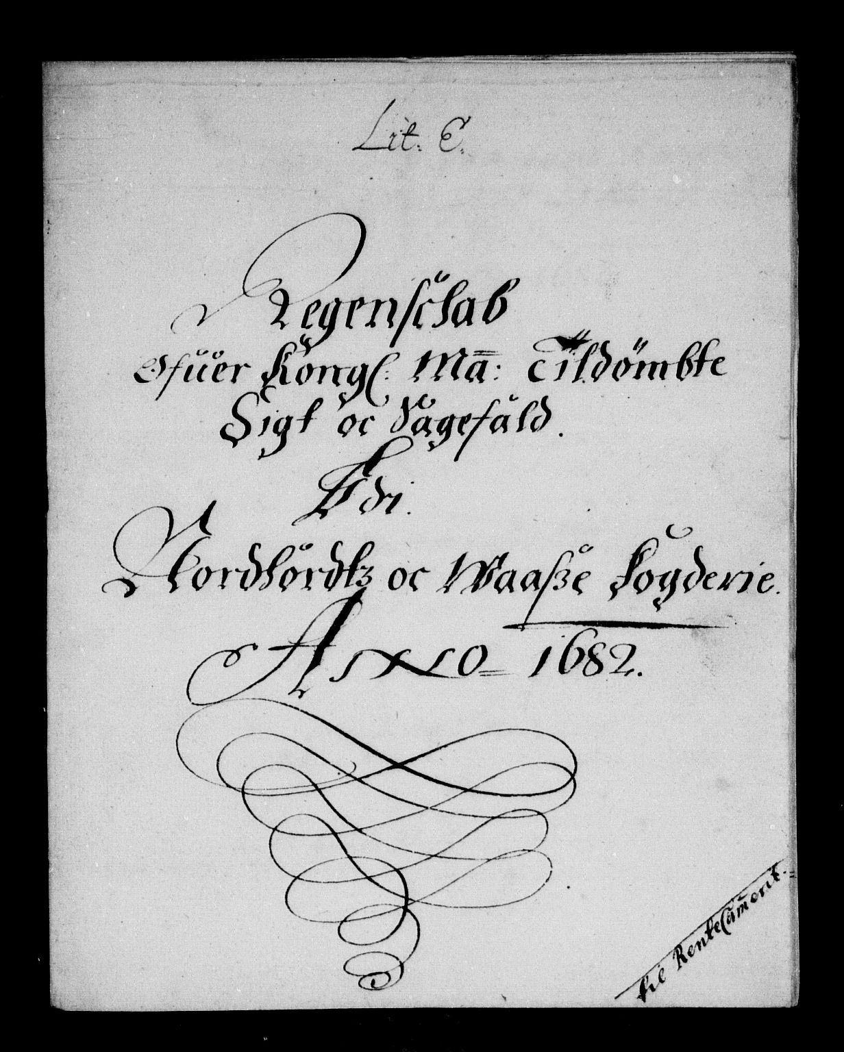 Rentekammeret inntil 1814, Reviderte regnskaper, Stiftamtstueregnskaper, Bergen stiftamt, AV/RA-EA-6043/R/Rc/L0062: Bergen stiftamt, 1682