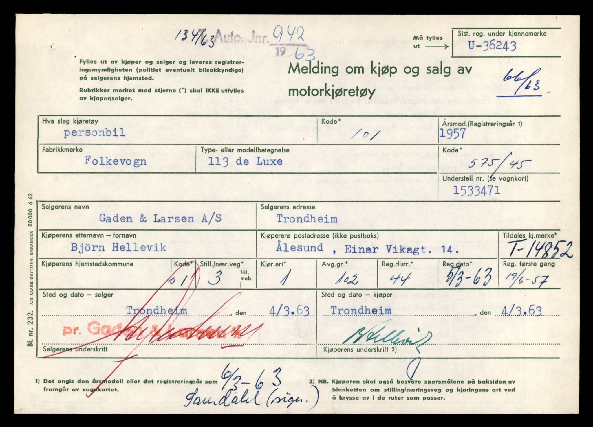 Møre og Romsdal vegkontor - Ålesund trafikkstasjon, AV/SAT-A-4099/F/Fe/L0048: Registreringskort for kjøretøy T 14721 - T 14863, 1927-1998, s. 3029