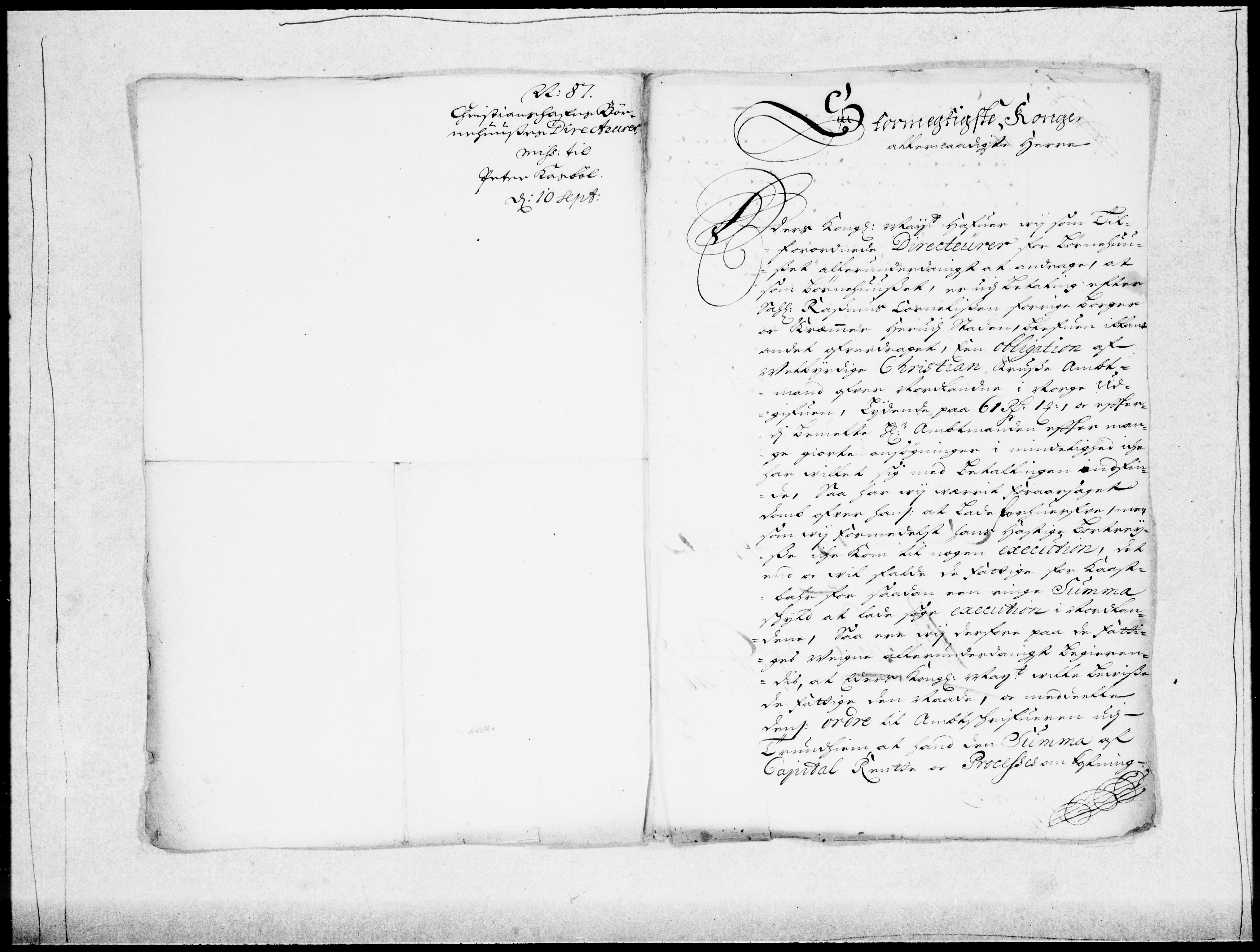 Danske Kanselli 1572-1799, AV/RA-EA-3023/F/Fc/Fcc/Fcca/L0041: Norske innlegg 1572-1799, 1687-1688, s. 91